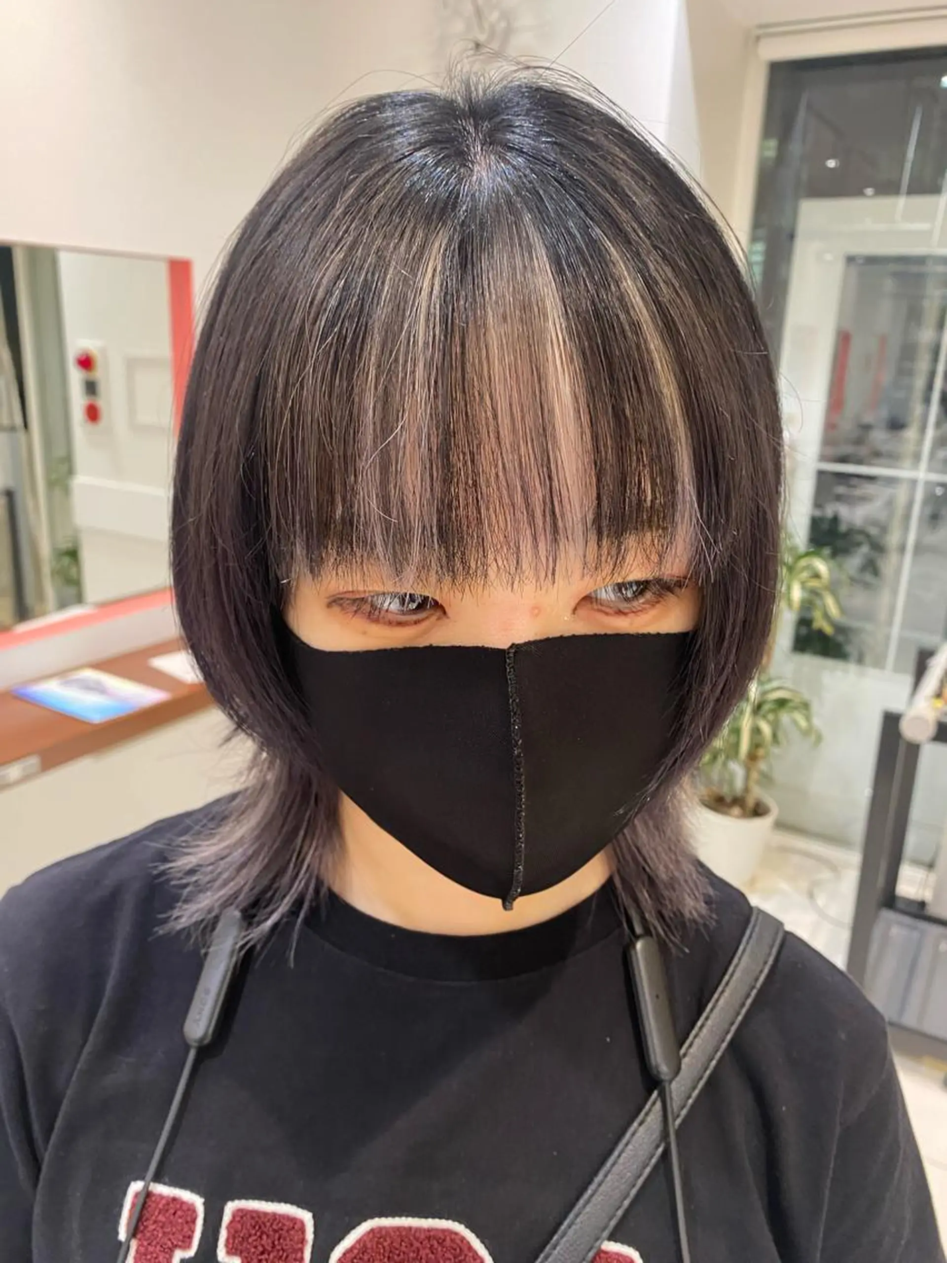 ミディアム カラー パーマ HOLON池袋所属・ウルフカット ハッシュカット/七海のヘアスタイル