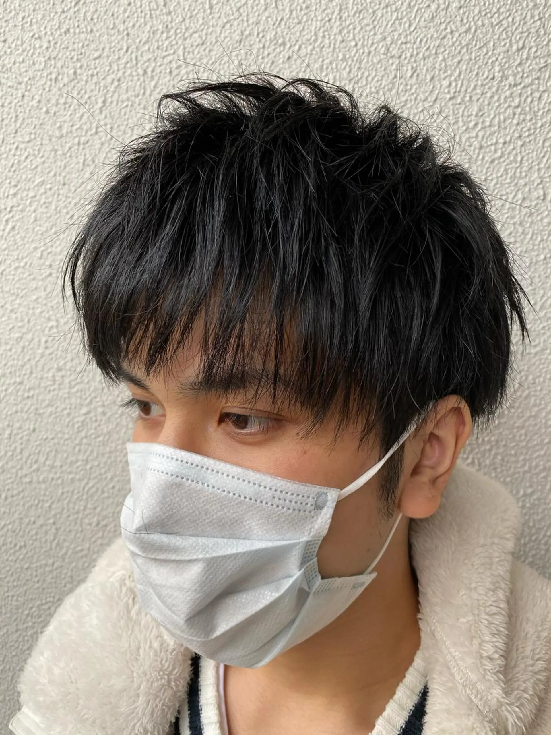ミディアム メンズ カット 柳澤 和也のヘアスタイル