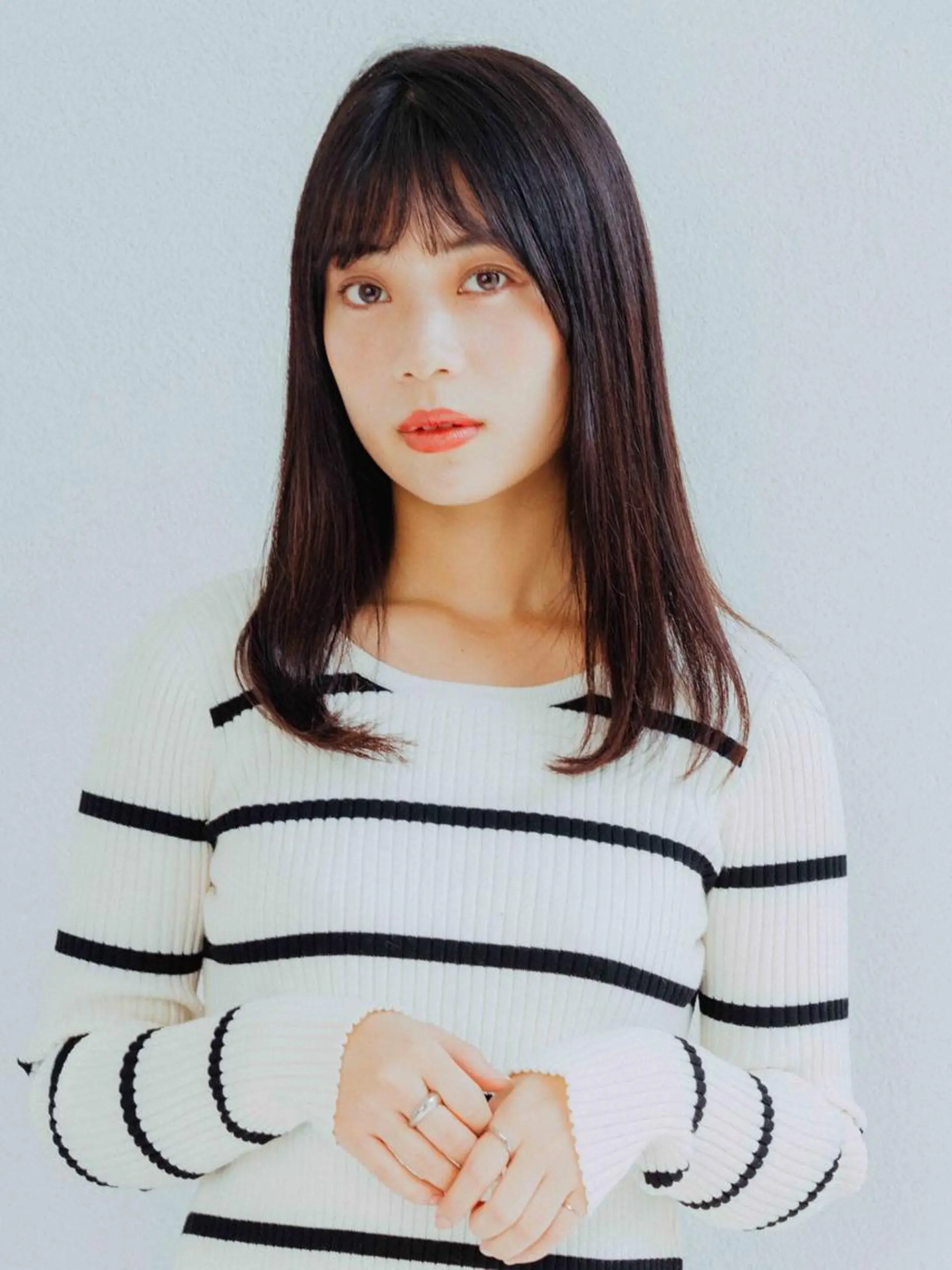 セミロング カラー パーマ ヘアアレンジ メンズ ネイル マツエク・マツパ メンズウルフカット アディクシーカラー 透明感カラー ボブ ウルフカット unu hair所属・藤井 仁紀のヘアスタイル