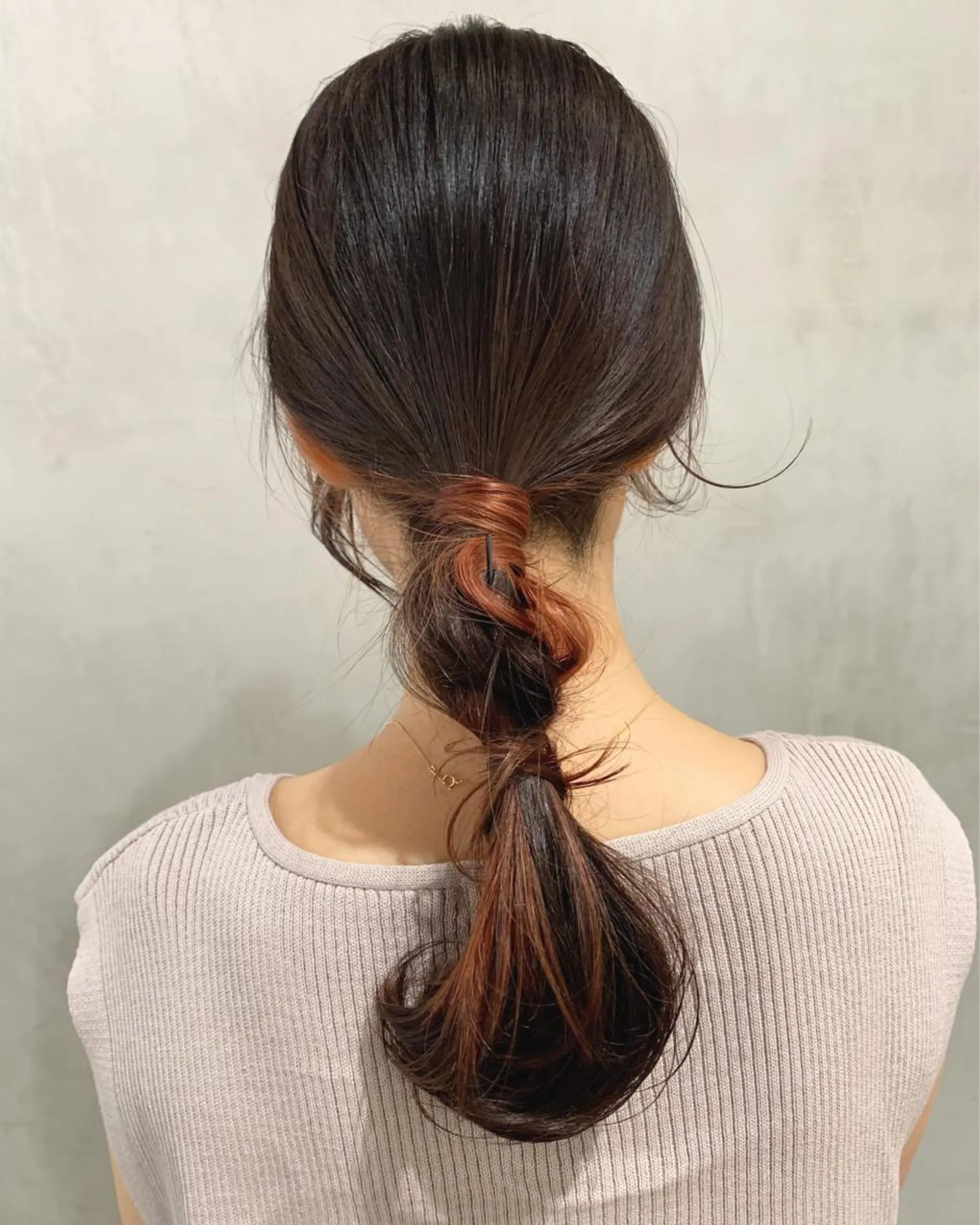 セミロング カラー ヘアアレンジ ヘアカラー トリートメント 優作 〜圧倒的信頼〜のヘアスタイル