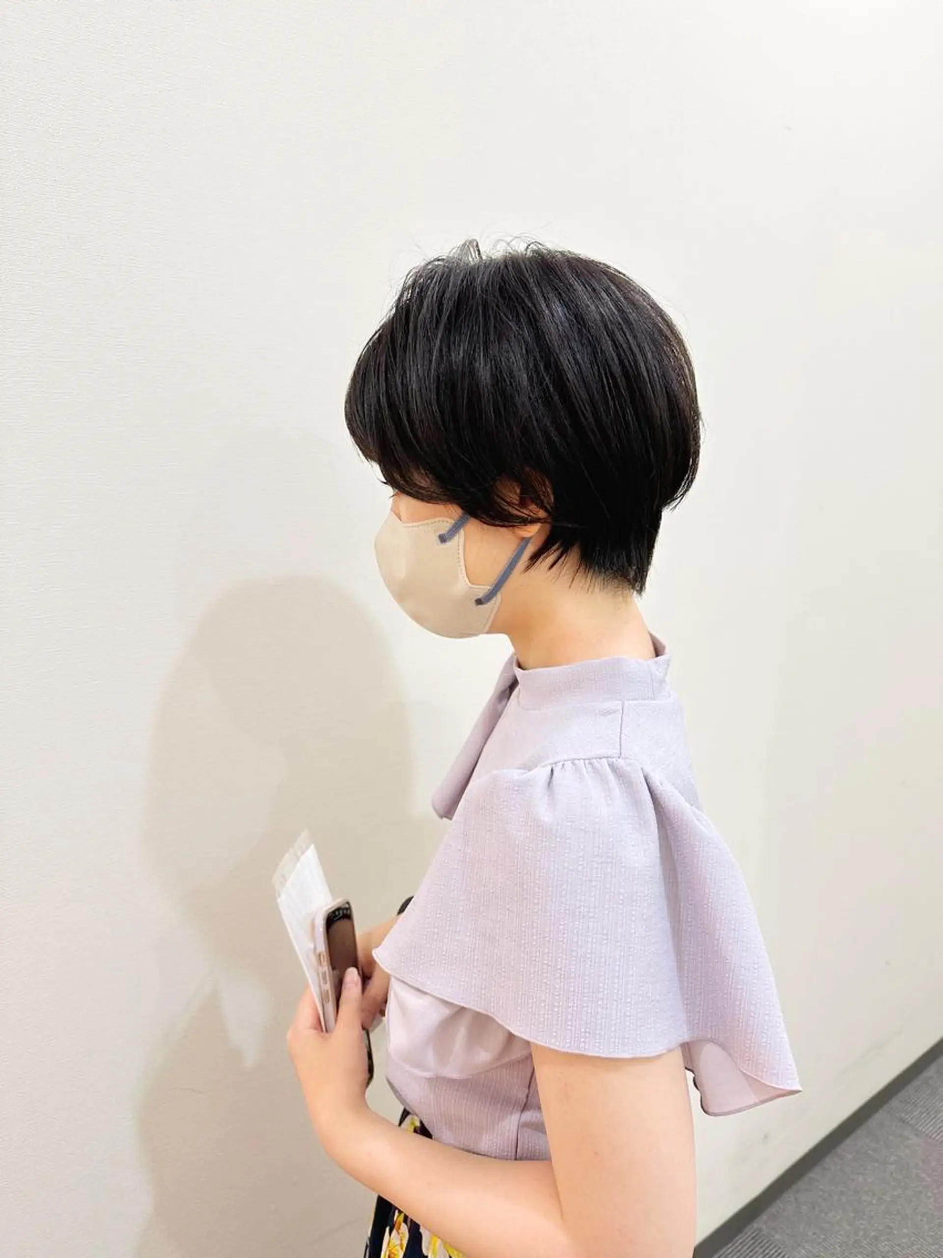 ショート ショートボブ ハンサムショート 丸みショート ボブ ハイライト カット newline銀座所属・🍀🍀🍀 金子涼🍀🍀🍀のヘアスタイル