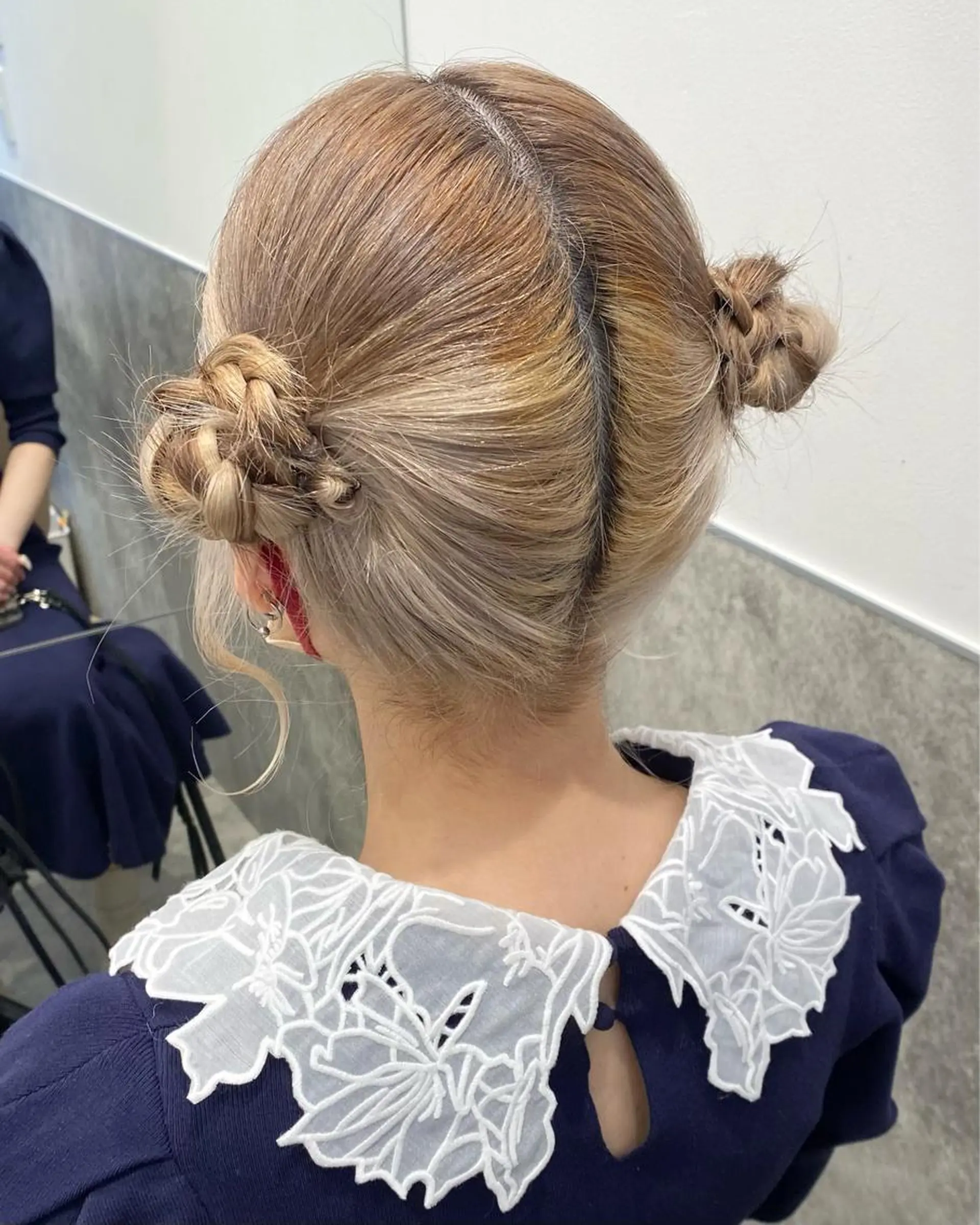 ミディアム ヘアアレンジ 💗ガーリーヘア🎀 saki💗のヘアスタイル