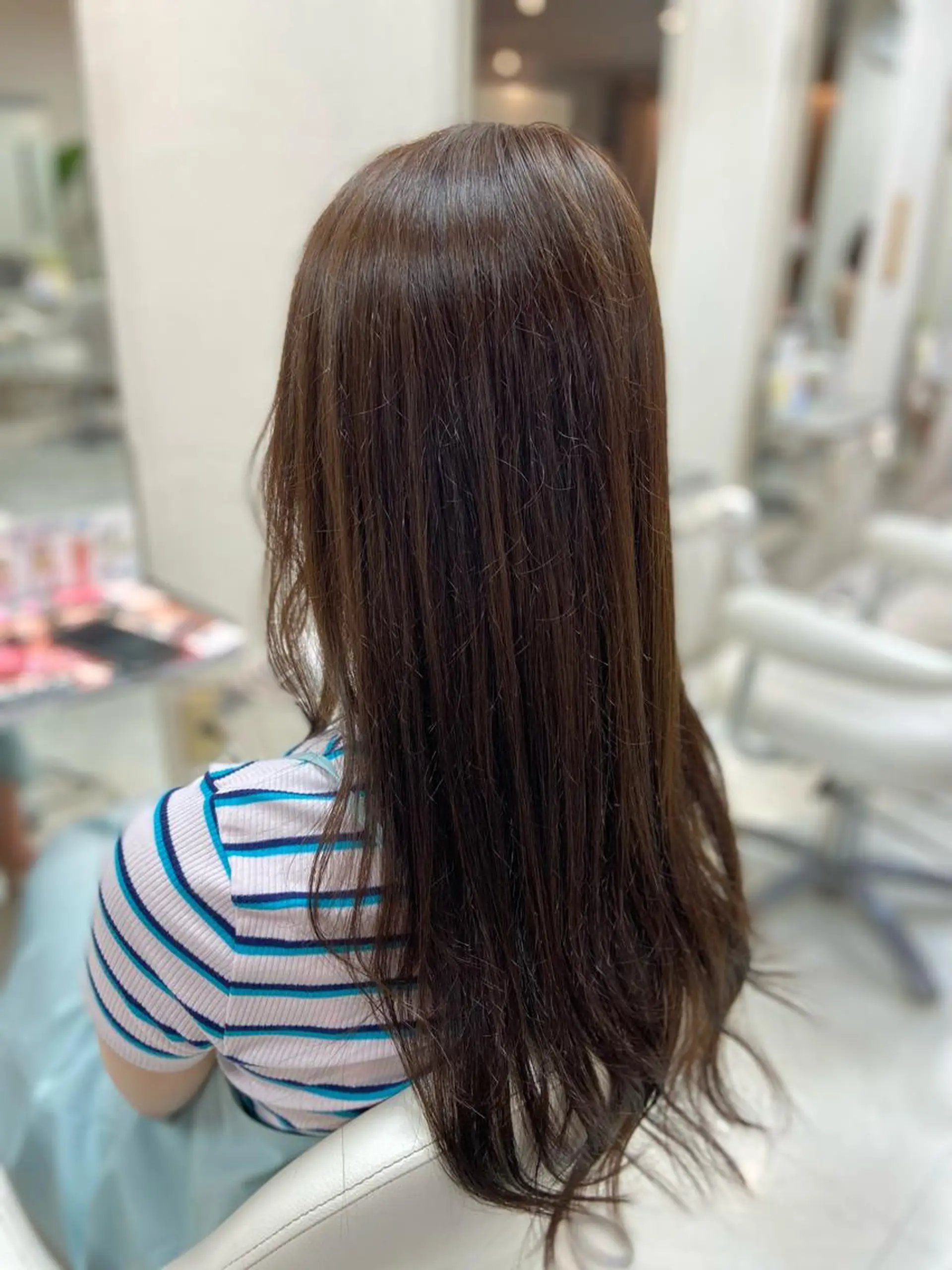 ロング カラー ベージュカラー ヘアカラー トリートメント 菊地 美憂のヘアスタイル