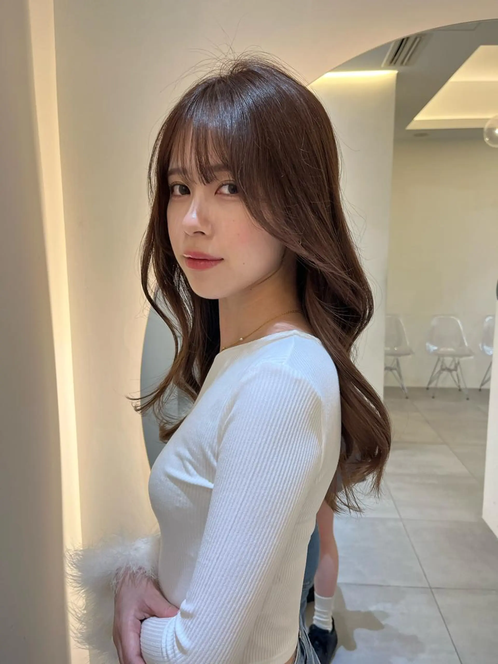 ロング カラー カット ヘアカラー sea shinjuku所属・レイヤーカット 新宿🤍Maiのヘアスタイル