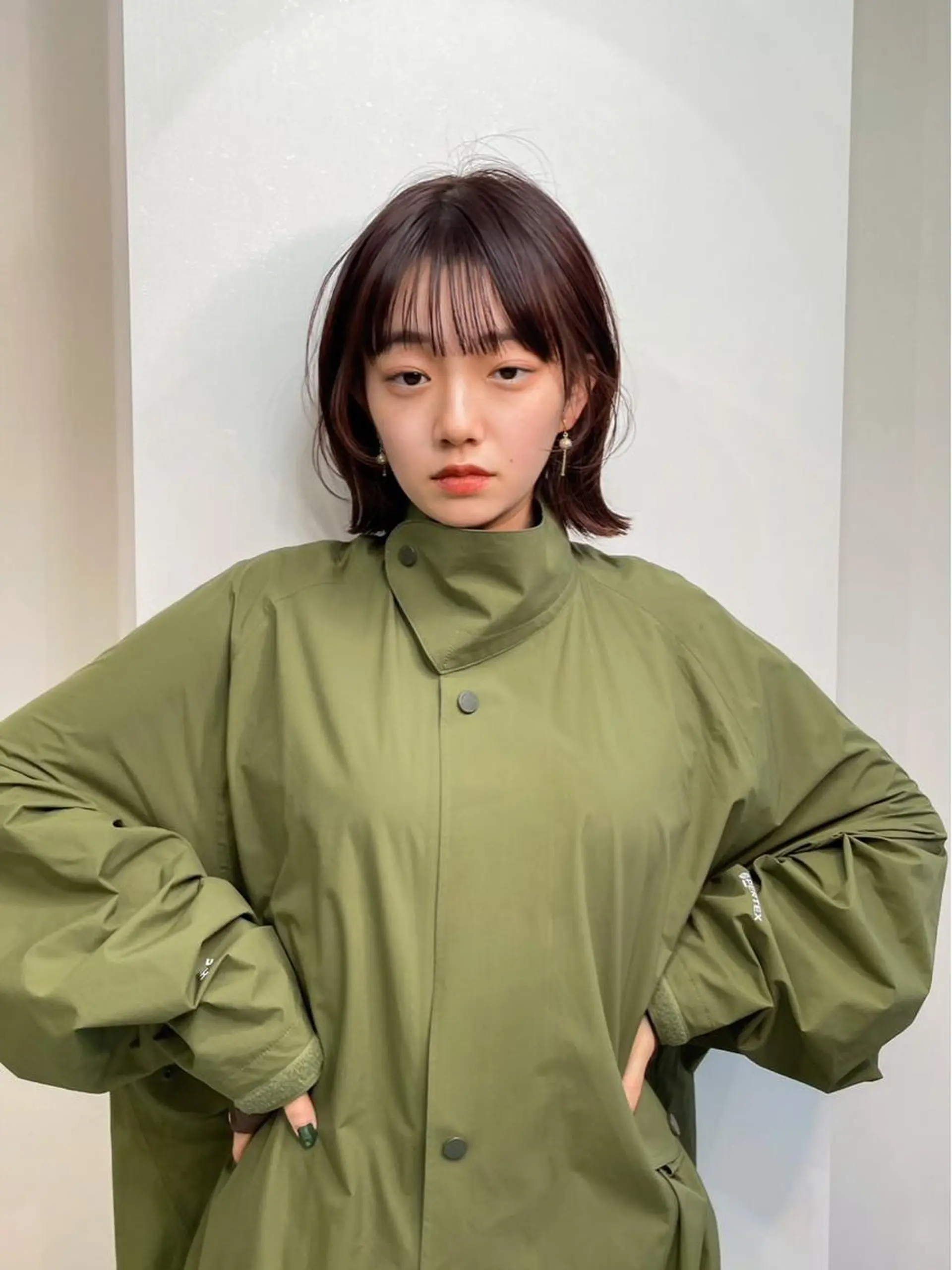 ショート カラー パーマ＊ 顔まわり似合わせのヘアスタイル