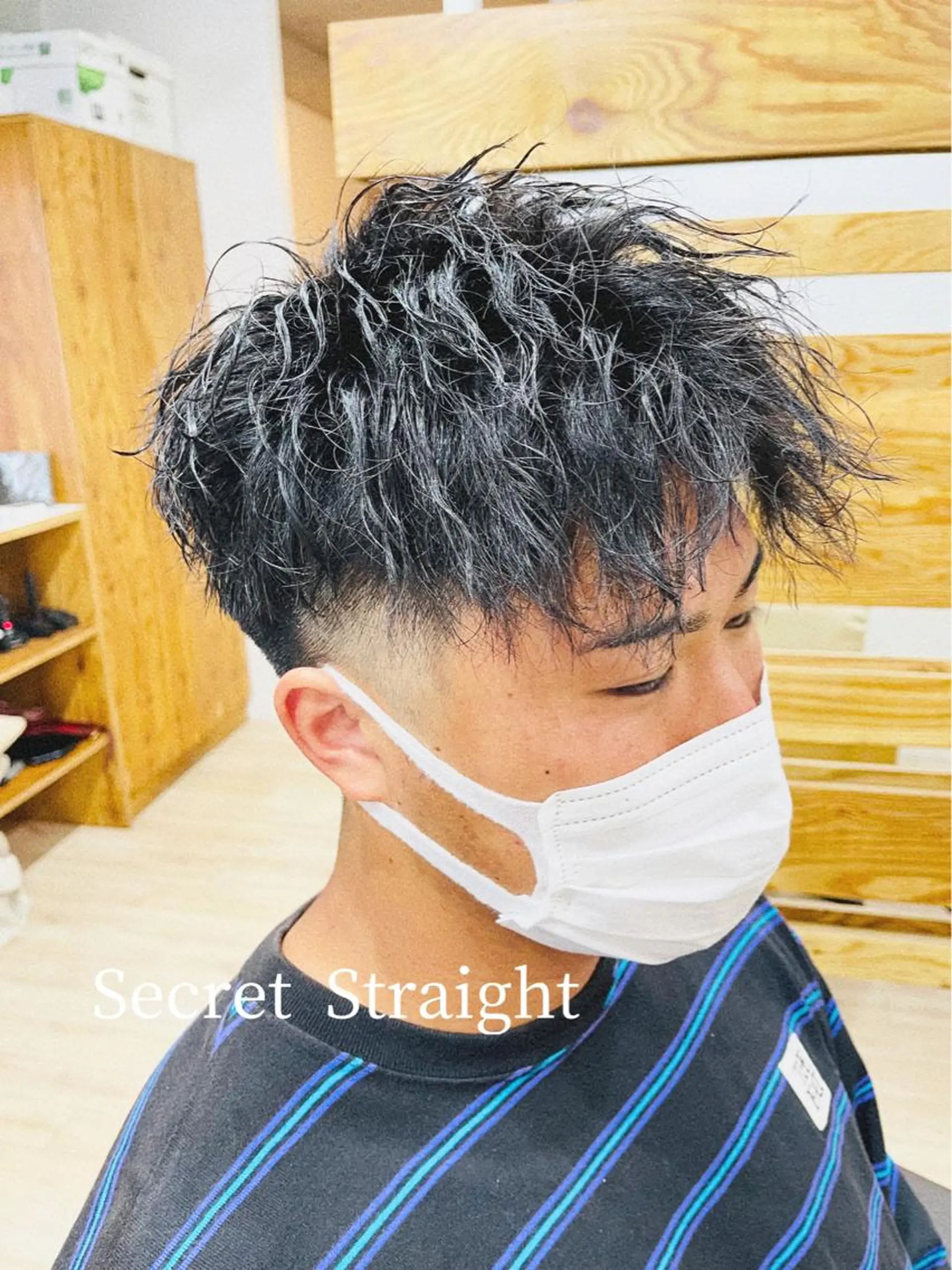 メンズ カット パーマ トリートメント ViaLa Hair 🌈すずきたくむ✂︎のヘアスタイル