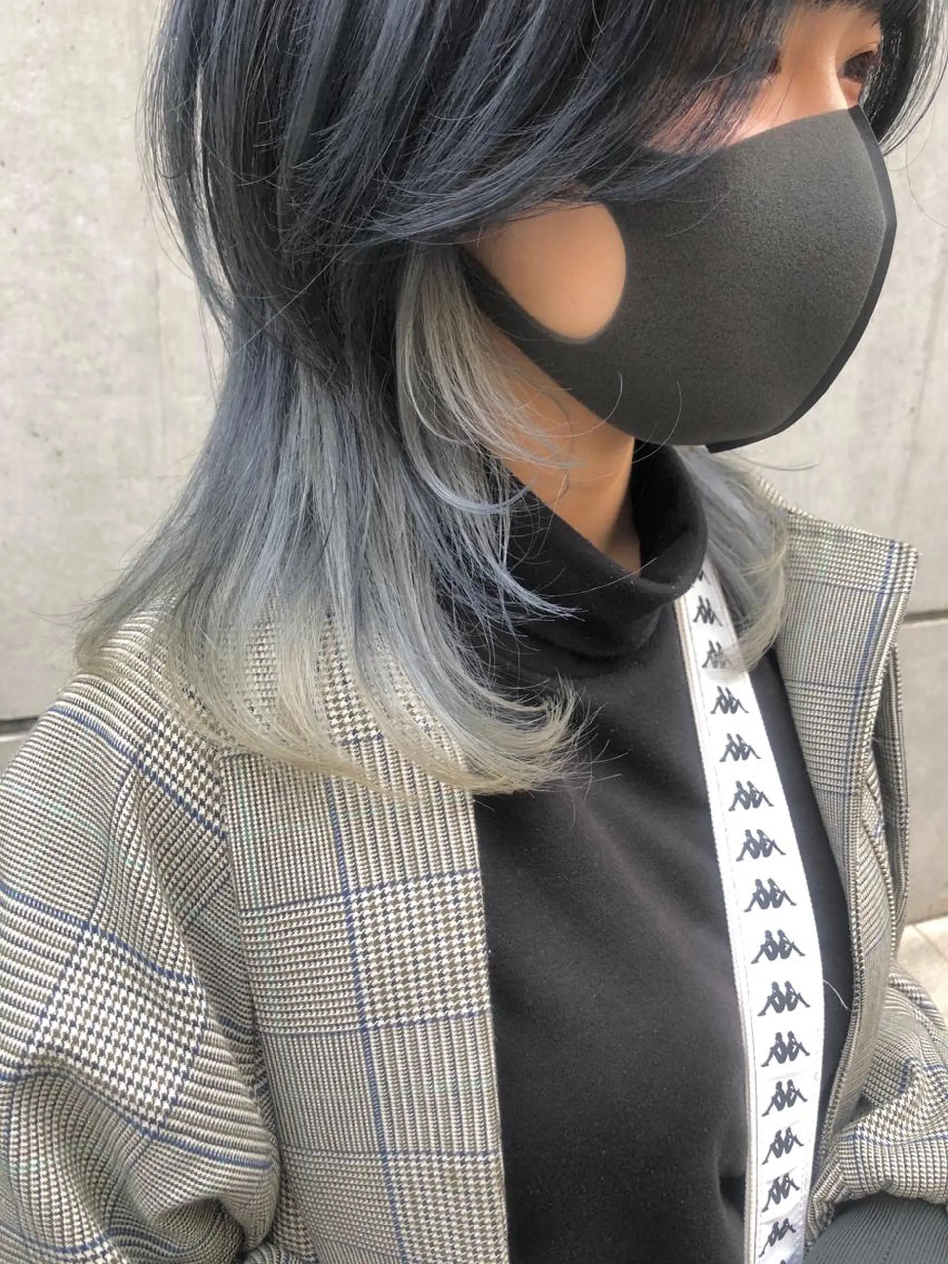 セミロング カラー hayaka todaのヘアスタイル