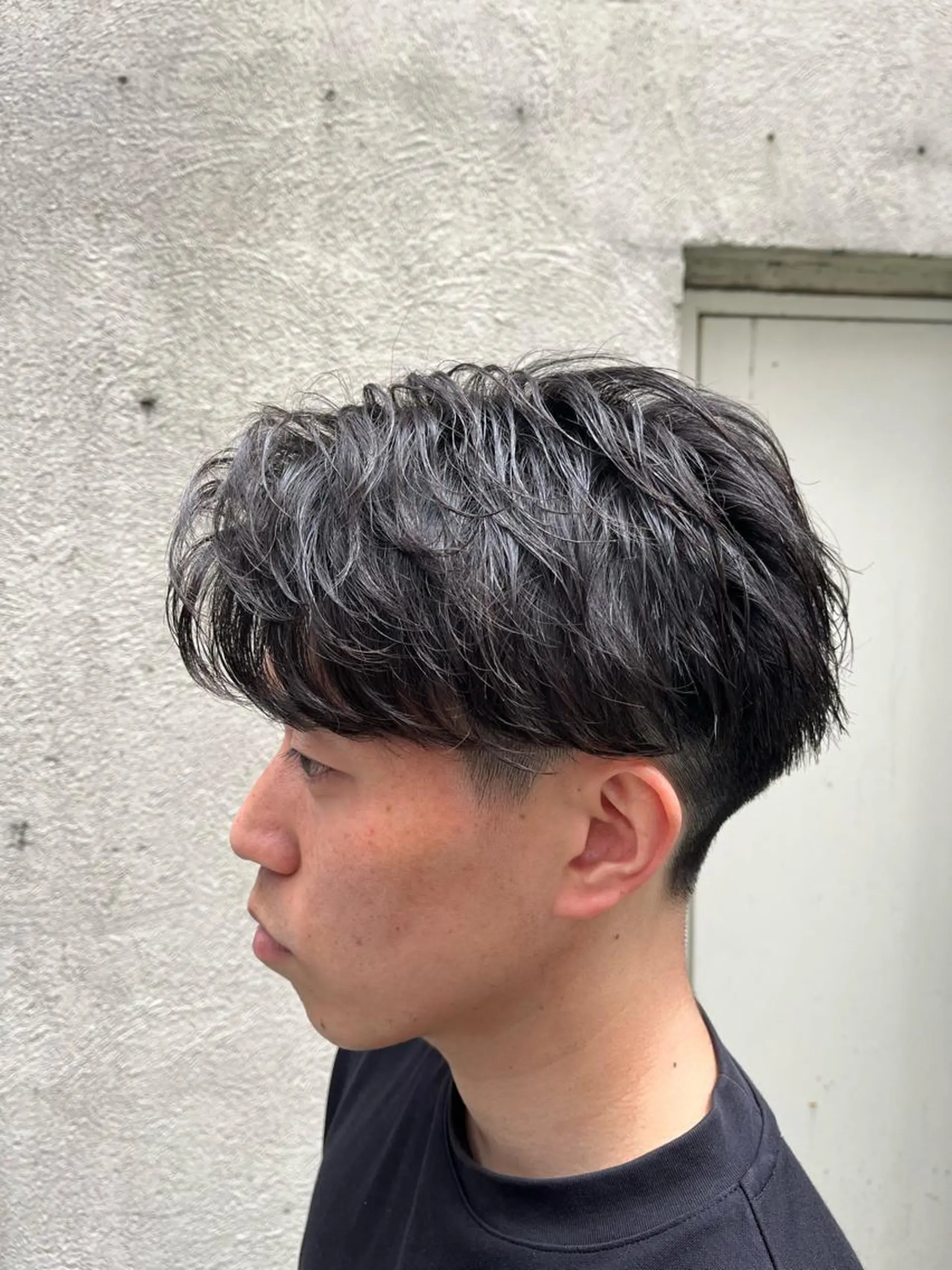 ショート パーマ メンズ カット パーマ トリートメント ヘアセット 🏆メンズヘア特化 🥇代表りんぺーのヘアスタイル