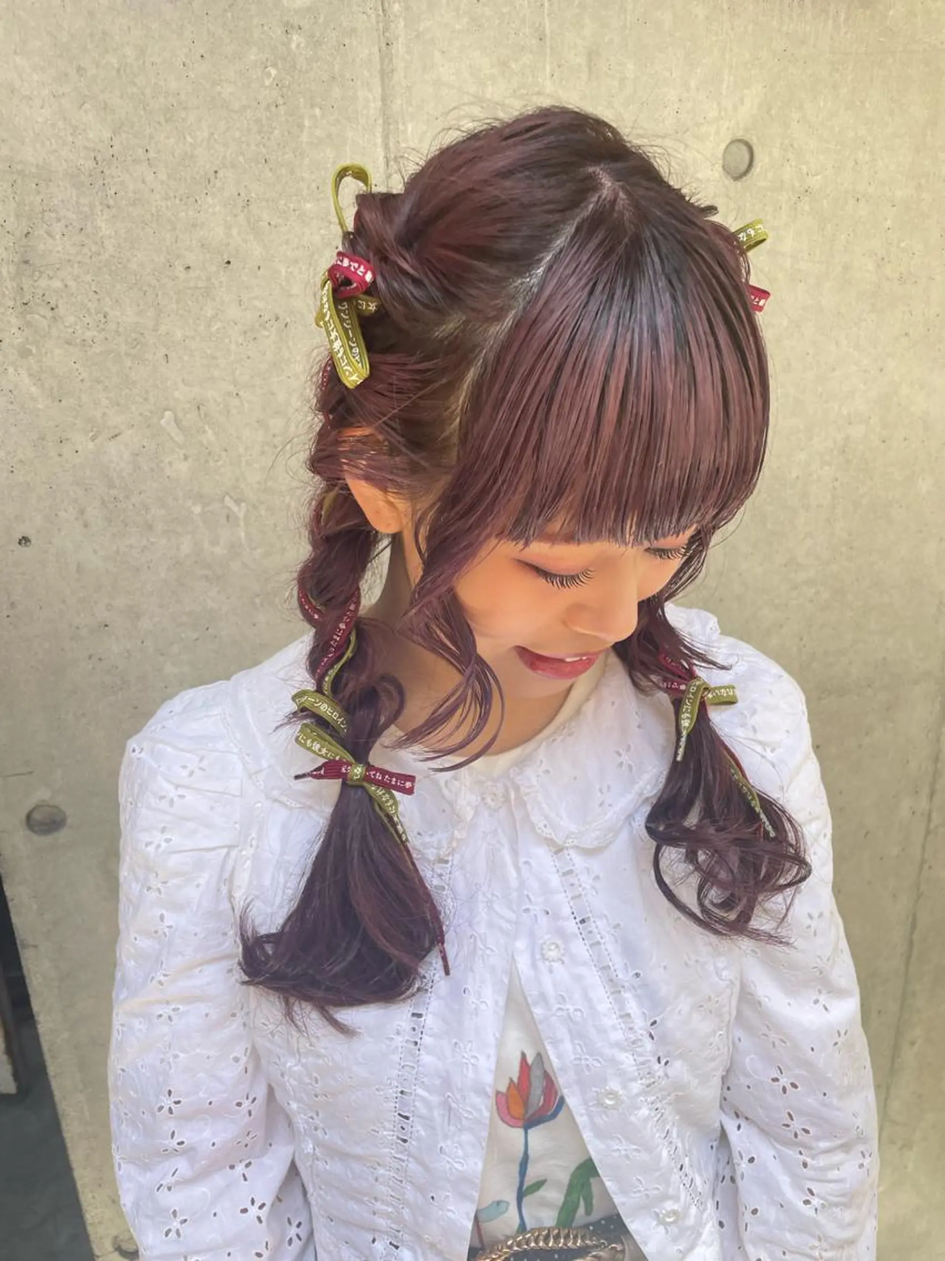 ロング ヘアアレンジ ヘアセット 髪質改善/縮毛/新宿 🫧SUZUKA🫧のヘアスタイル