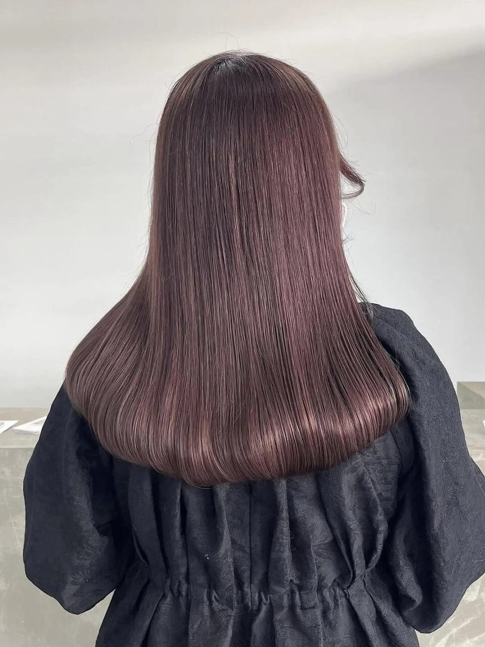 ロング カラー バレイヤージュ ブリーチ ケアブリーチ ダブルカラー イヤリングカラー カット ヘアカラー トリートメント Nought etre 西金沢のヘアスタイル