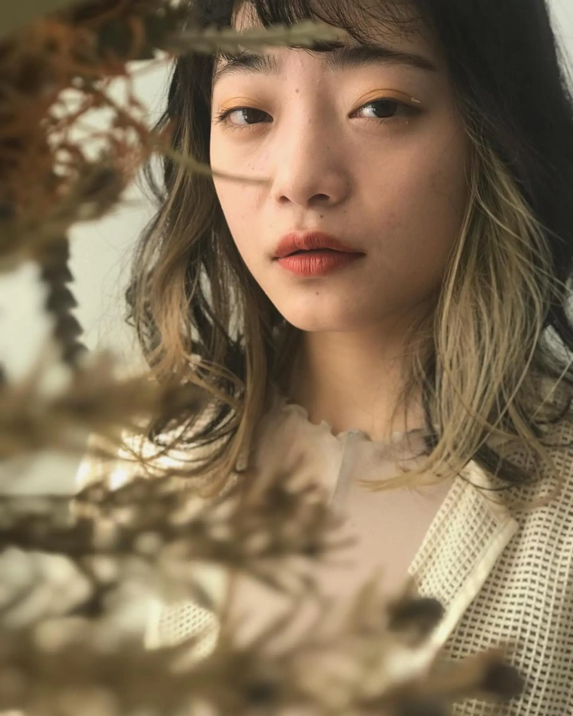 セミロング 🥛洒落髪小顔cut なら龍崎🥛のヘアスタイル