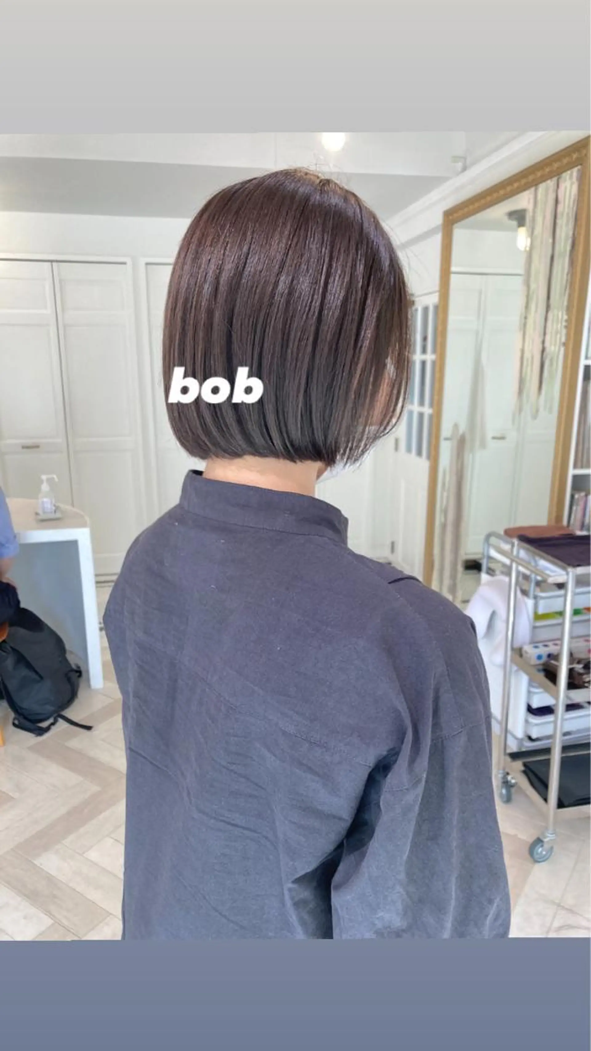 ショート カラー 透明感カラー ボブ カット ヘアカラー トリートメント お洒落ベージュ🤎 代官山shibukiのヘアスタイル