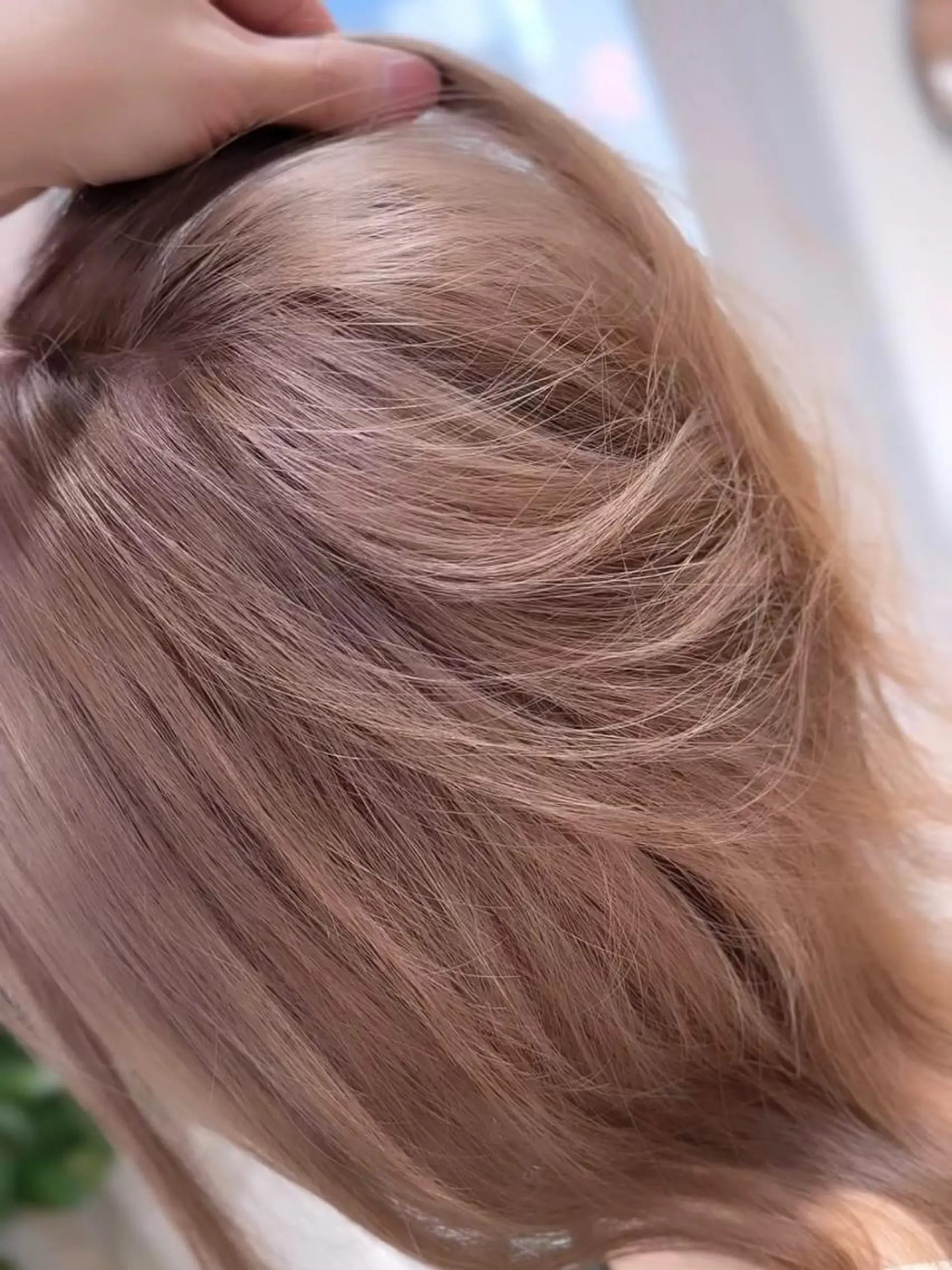 ミディアム カラー カット ヘアカラー 髪質改善/韓国ヘア レイヤー/新宿/ロミのヘアスタイル