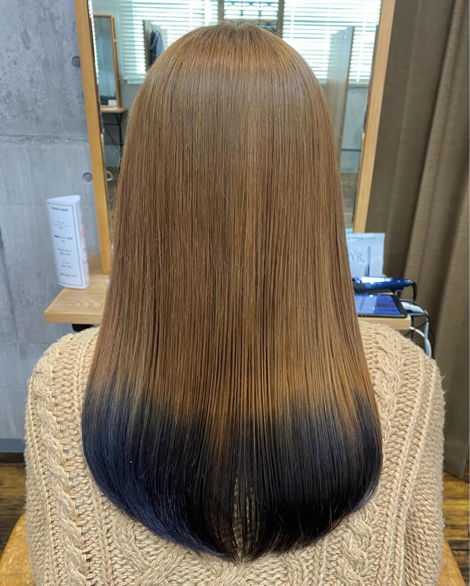 ロング カラー ベージュカラー ブルーカラー ルジャルダン戸塚 🌼ゆきののヘアスタイル