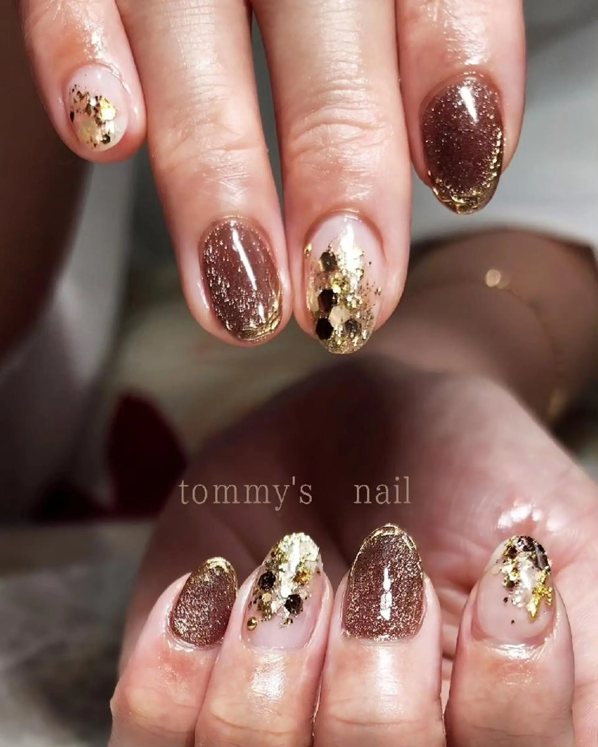 ネイル アートネイル フットネイル ジェルネイル ミラーネイル ワンカラーネイル ハンドネイル tommy's nail所属・福岡/若よもぎ蒸し 全身美容が叶うサロンのネイルデザイン