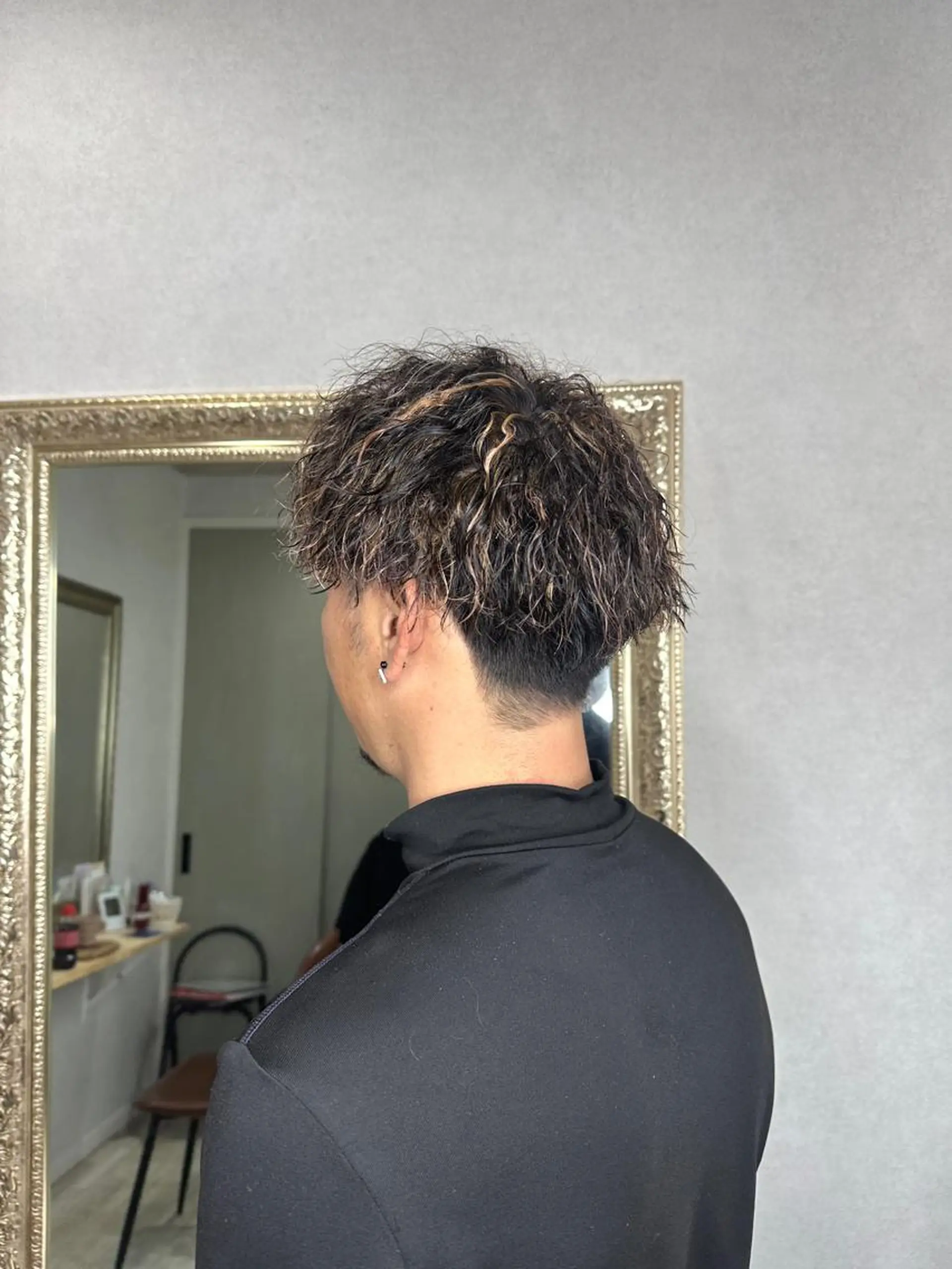 パーマ メンズ カット パーマ Designer EGGのマツエク・マツパデザイン