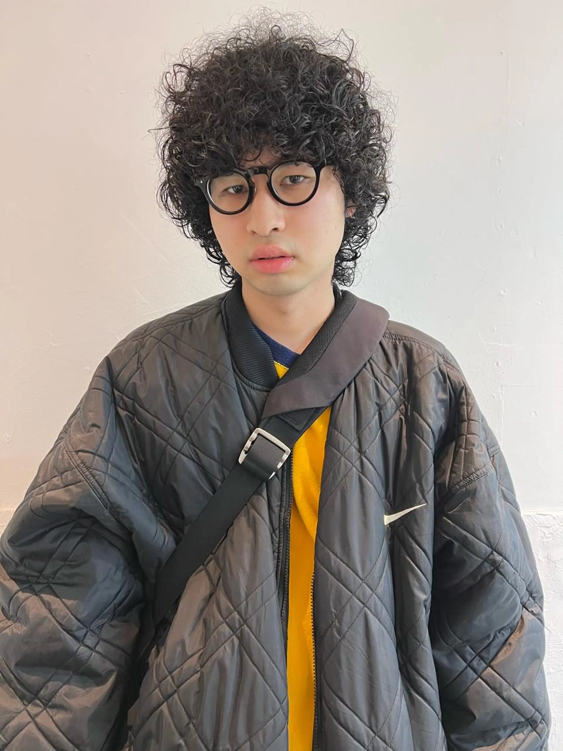 ロング パーマ メンズ カット パーマ メンズスタイリスト リュウジのヘアスタイル