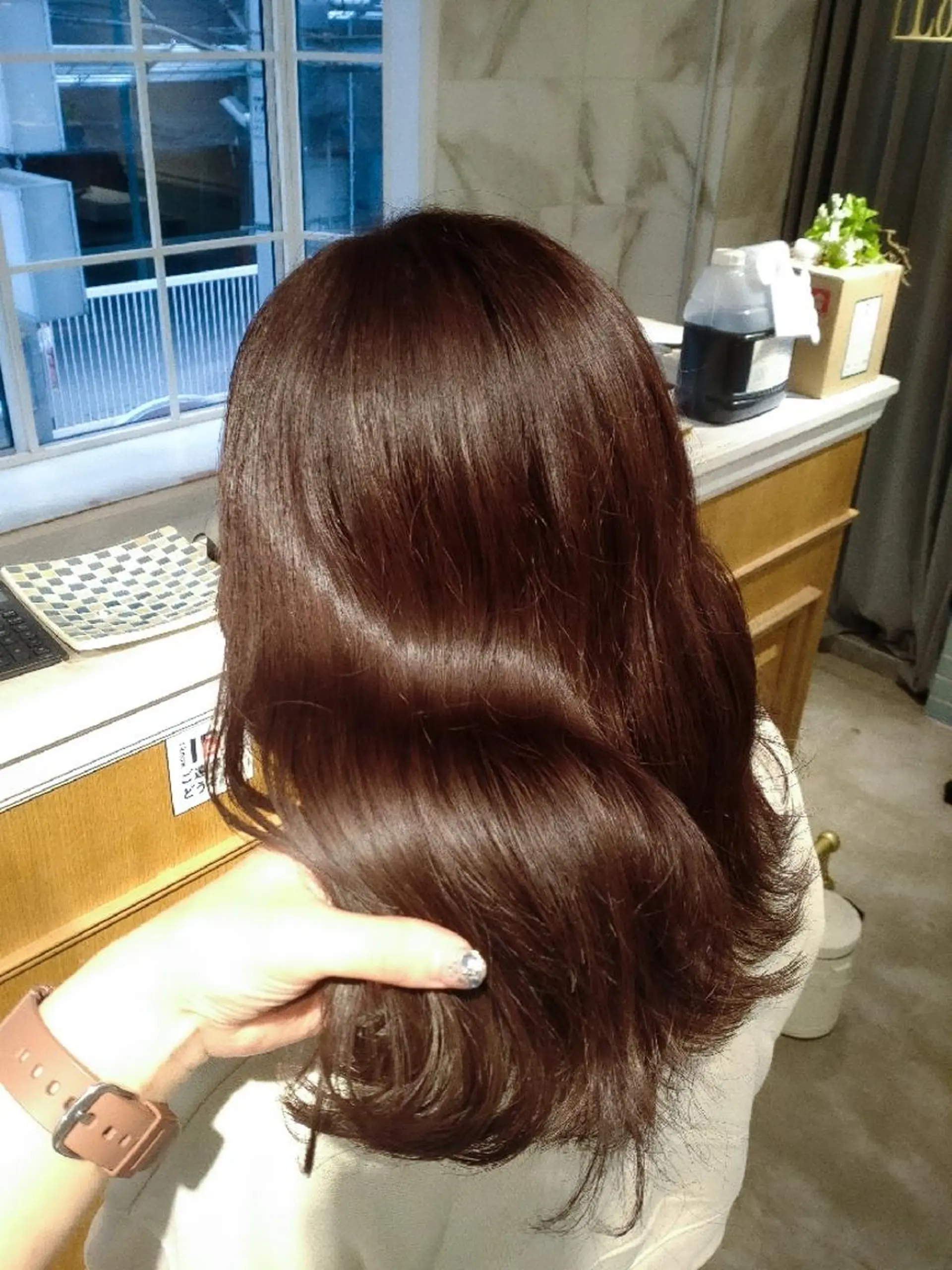 ミディアム 縮毛矯正/レイヤー 💎やまもとちひろのヘアスタイル