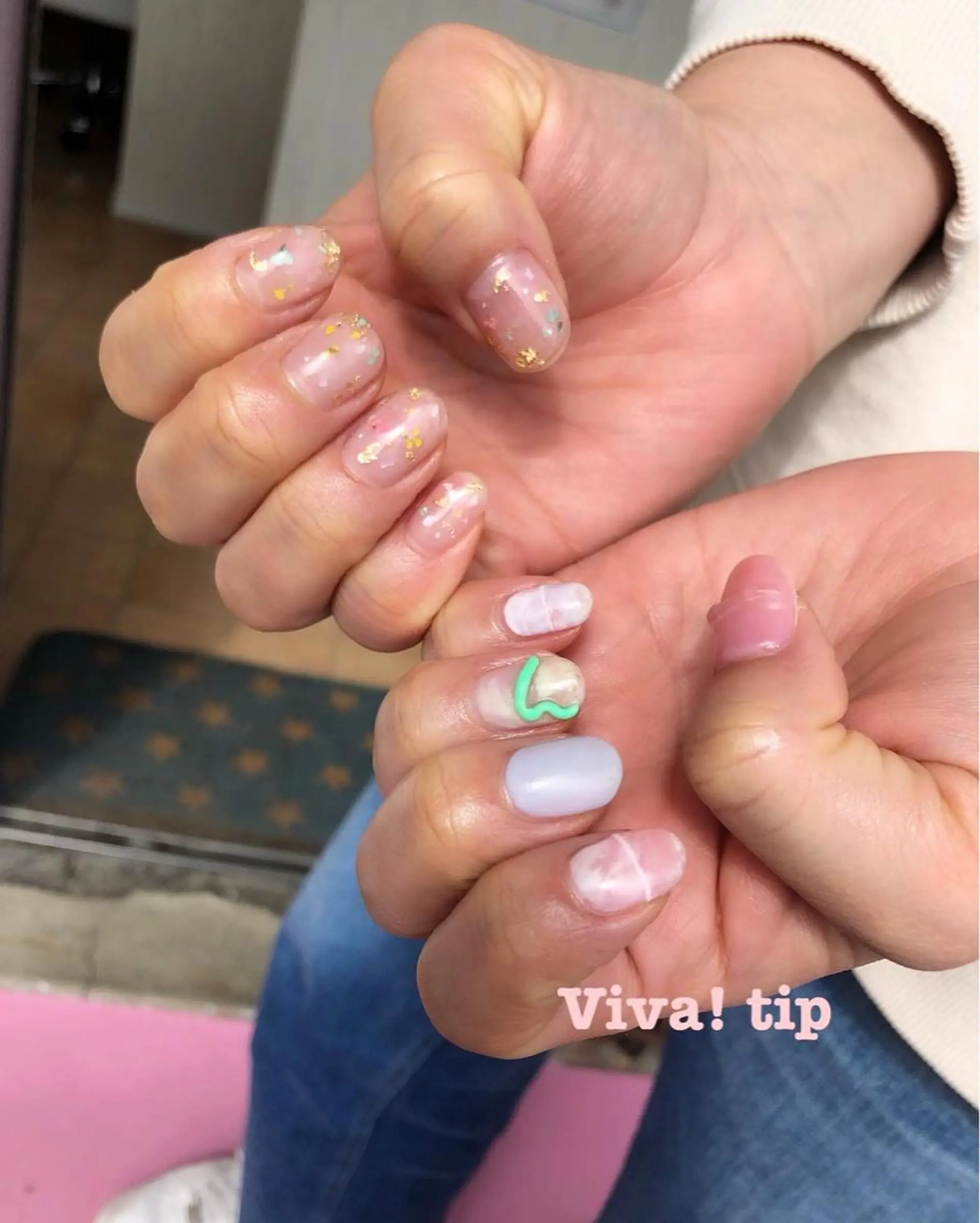 ネイル フラワーネイル Viva!tip所属・Viva!tip ビバティップネイルのネイルデザイン