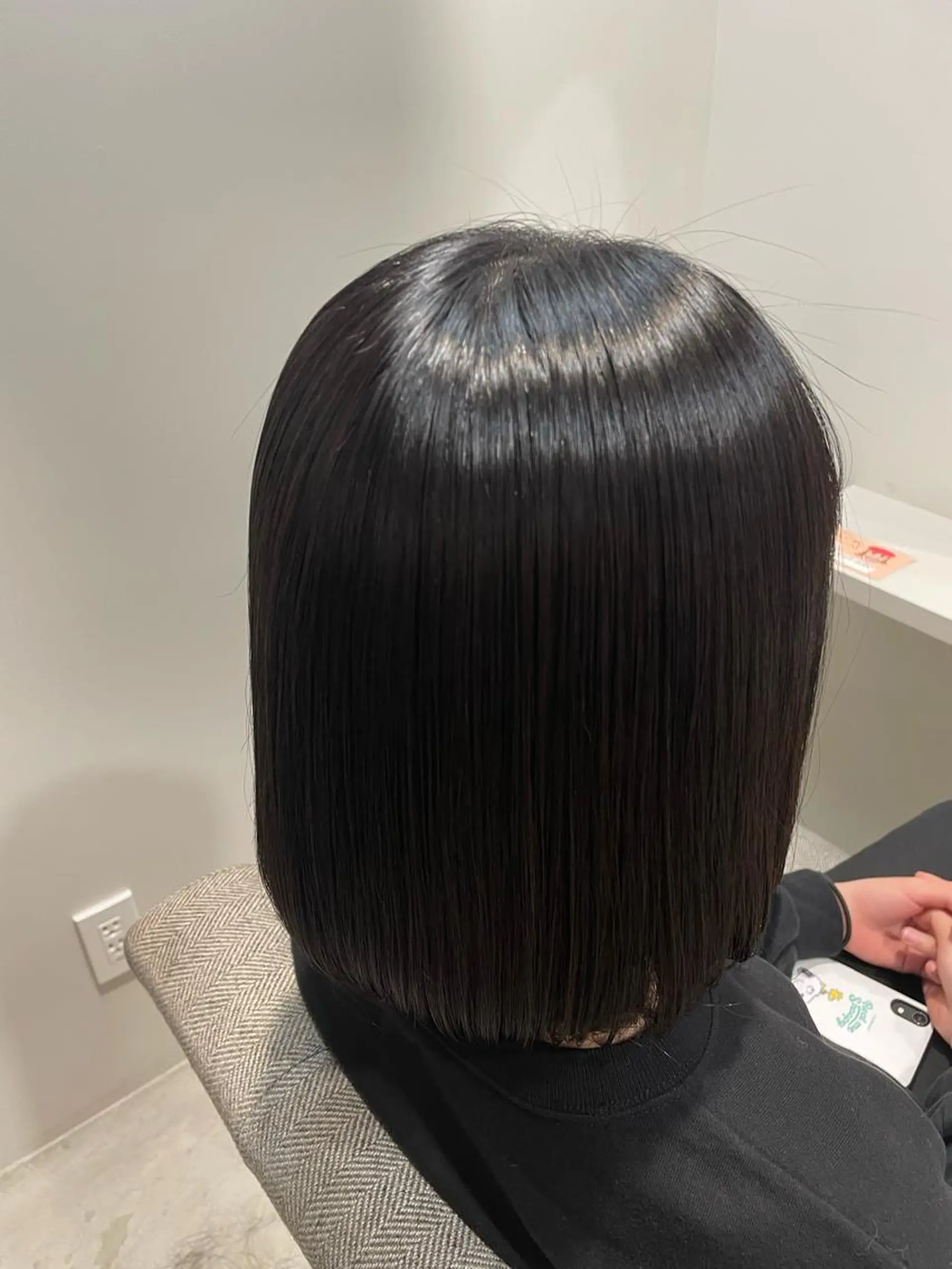 ミディアム チグサ ミウのヘアスタイル