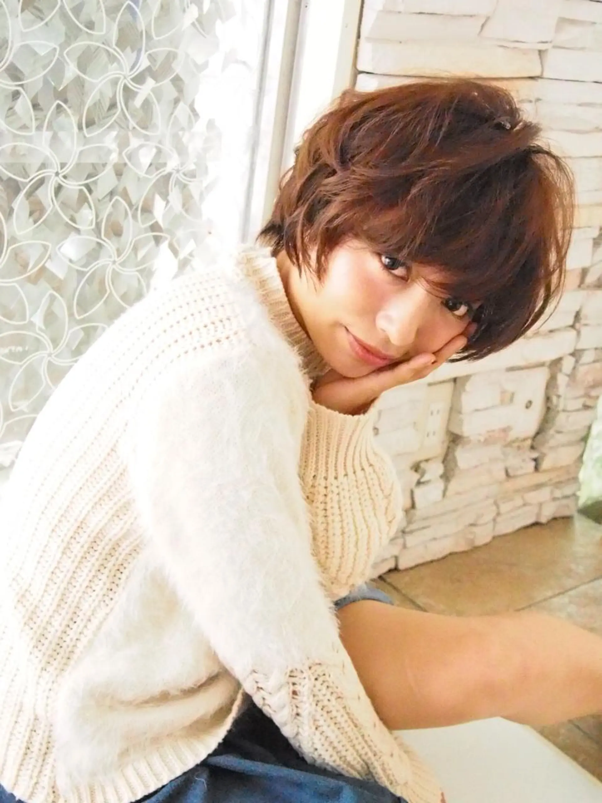 ショート カラー カット ヘアカラー トリートメント SALOWIN Frente店所属・個室で似合わせ好印象 🧡外山弥千代のヘアスタイル