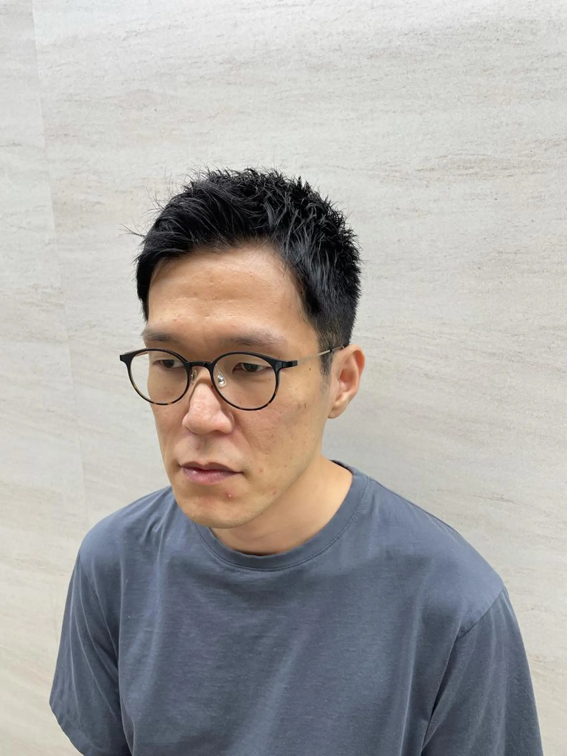 ショート メンズ カット指名No1漆原 聡のヘアスタイル