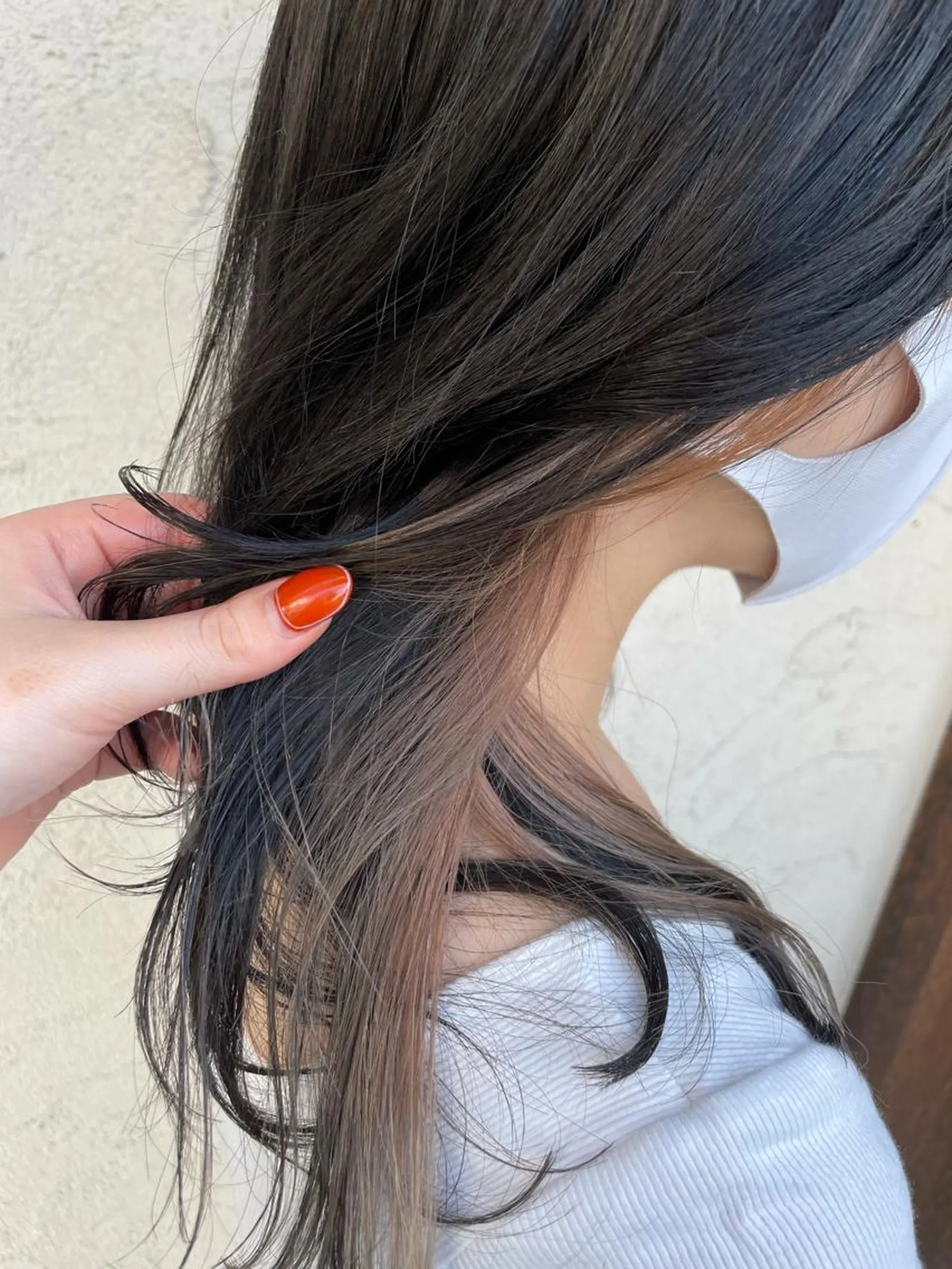 セミロング しもかわ かほのヘアスタイル