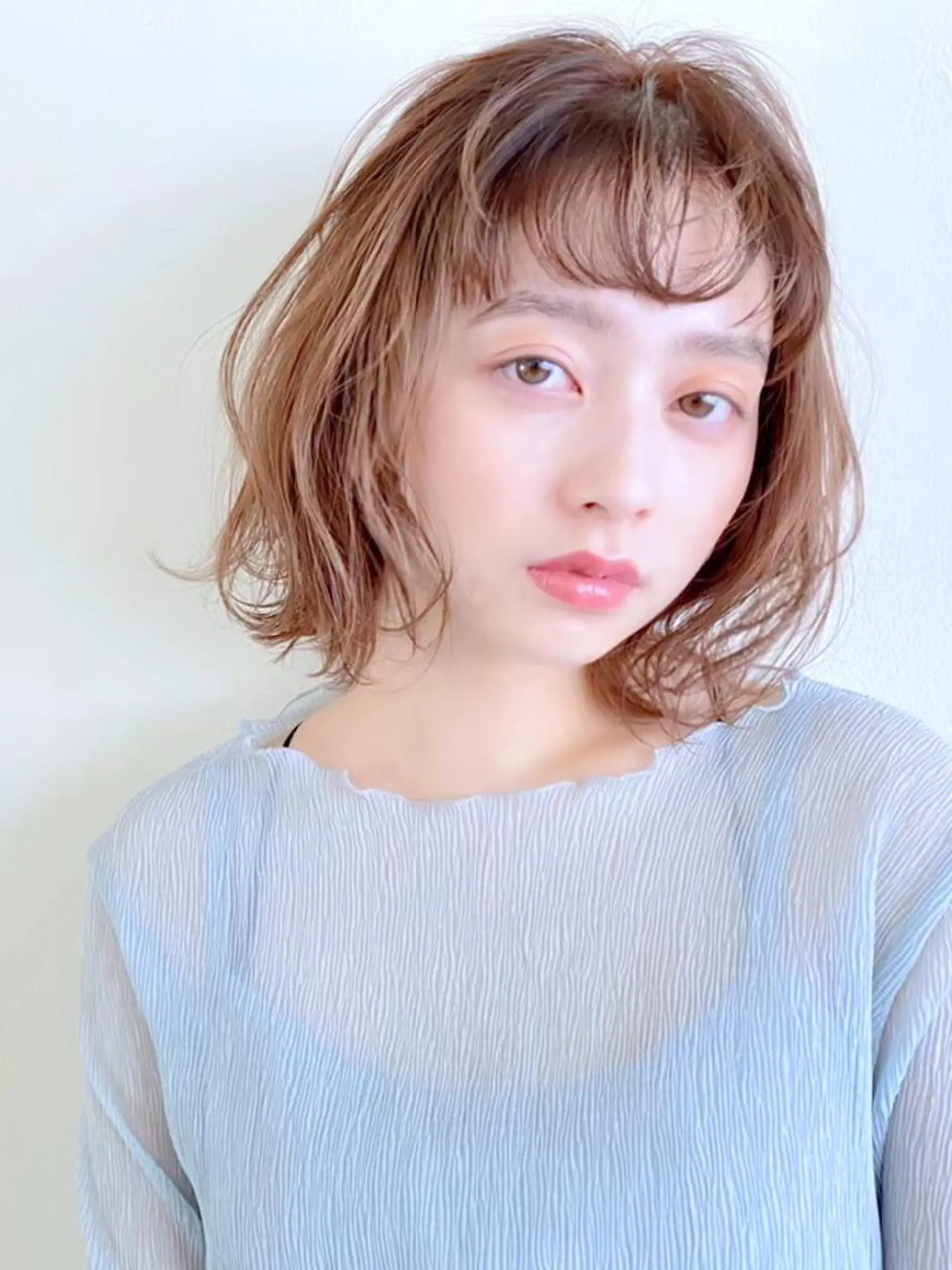 ミディアム 岡 大斗のヘアスタイル