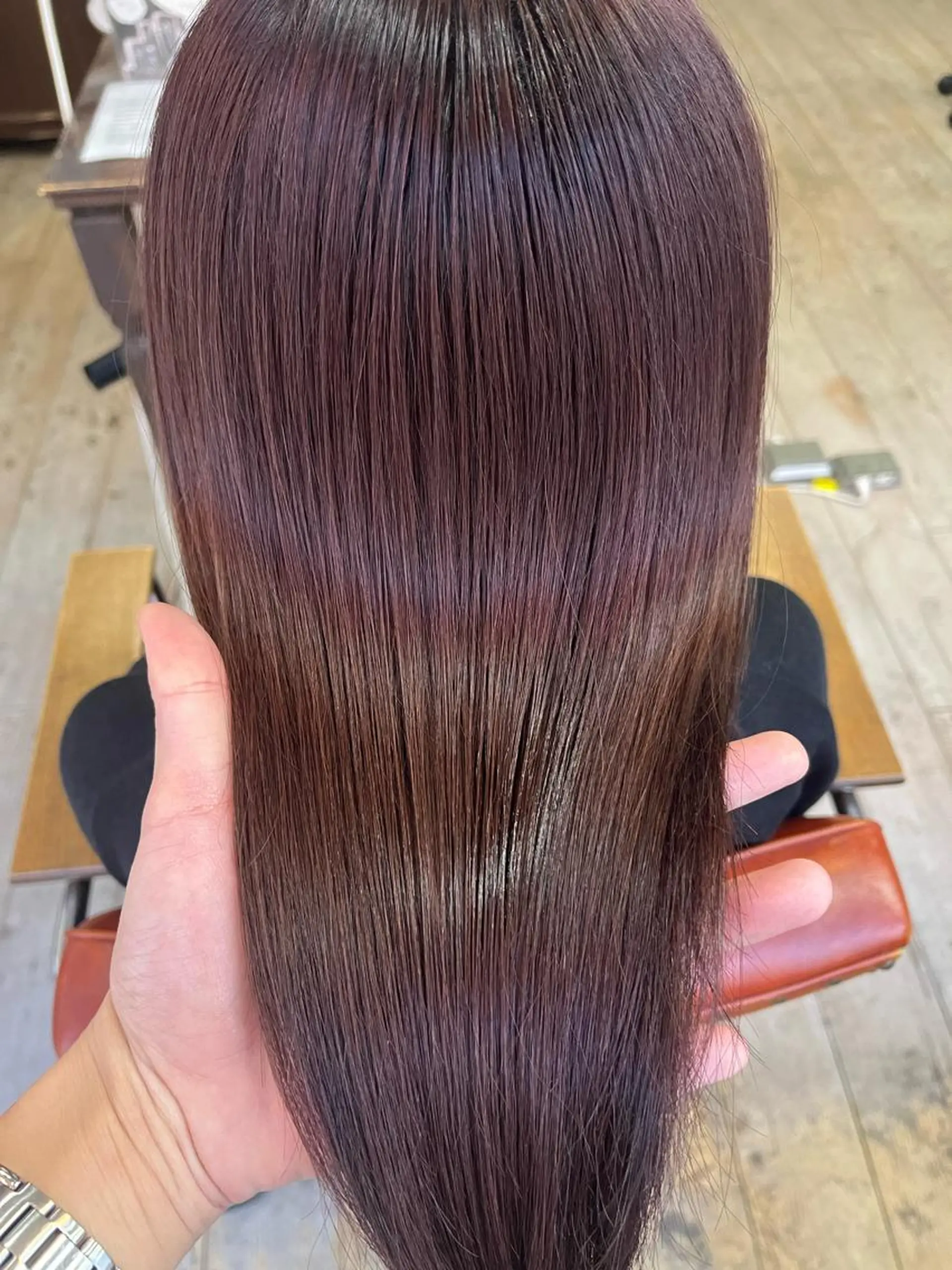 セミロング 髪質改善☁️ ユイのヘアスタイル