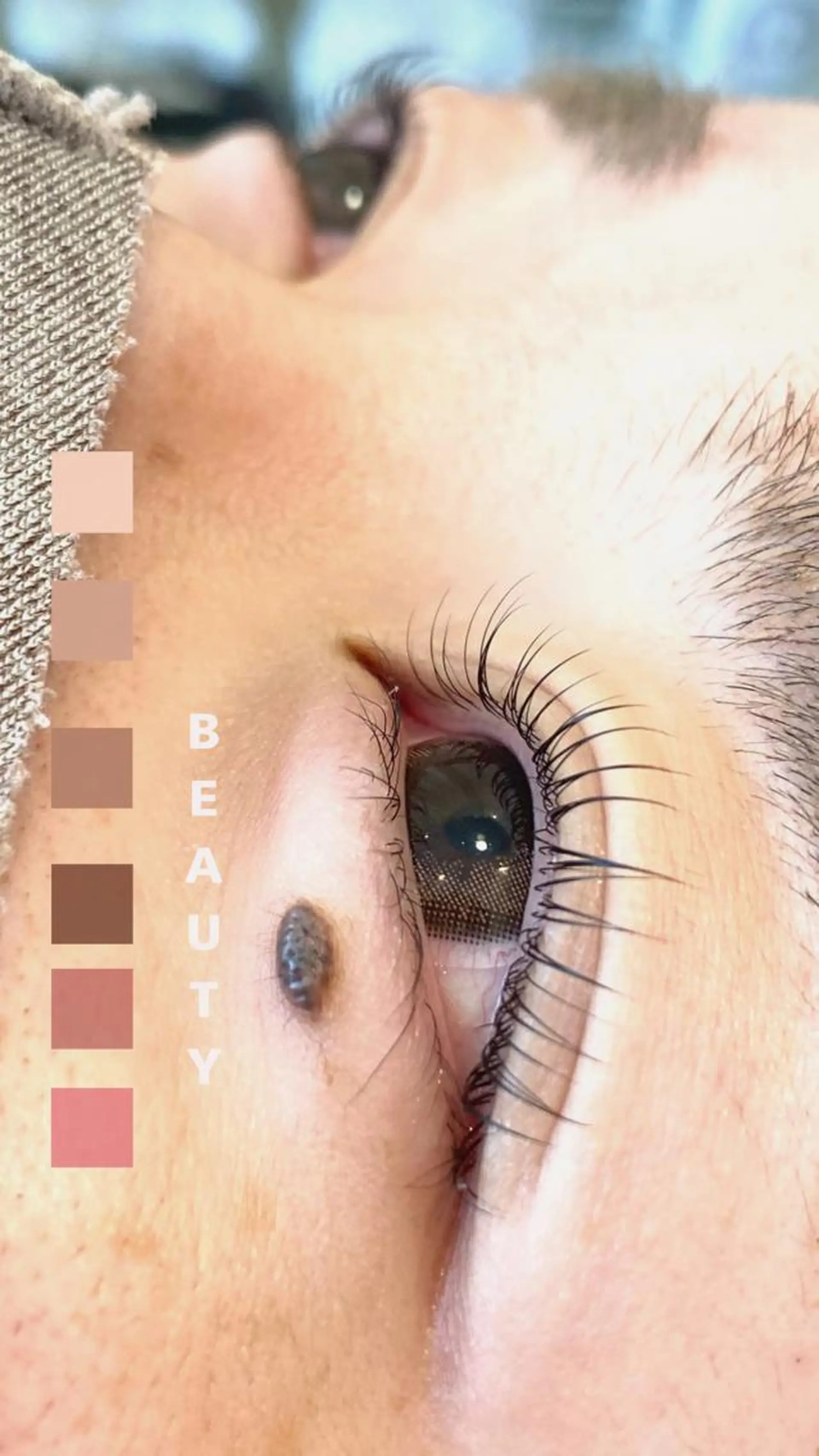 マツエク・マツパ 束感まつ毛 ナチュラル まつげパーマ 次世代まつげパーマは 『リベル名古屋』のマツエク・マツパデザイン