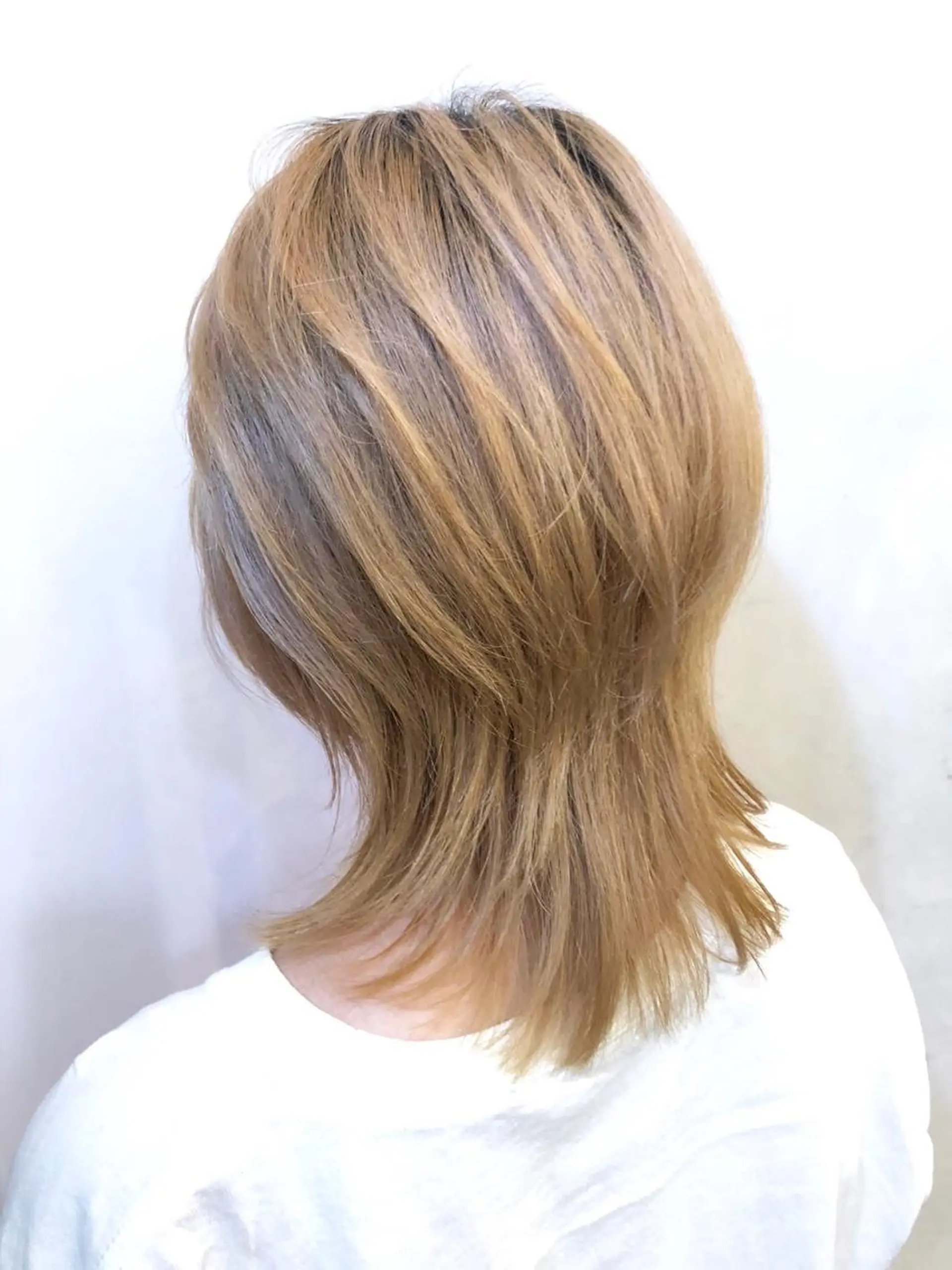 セミロング カラー パーマ ヘアアレンジ 高橋 隆一のヘアスタイル