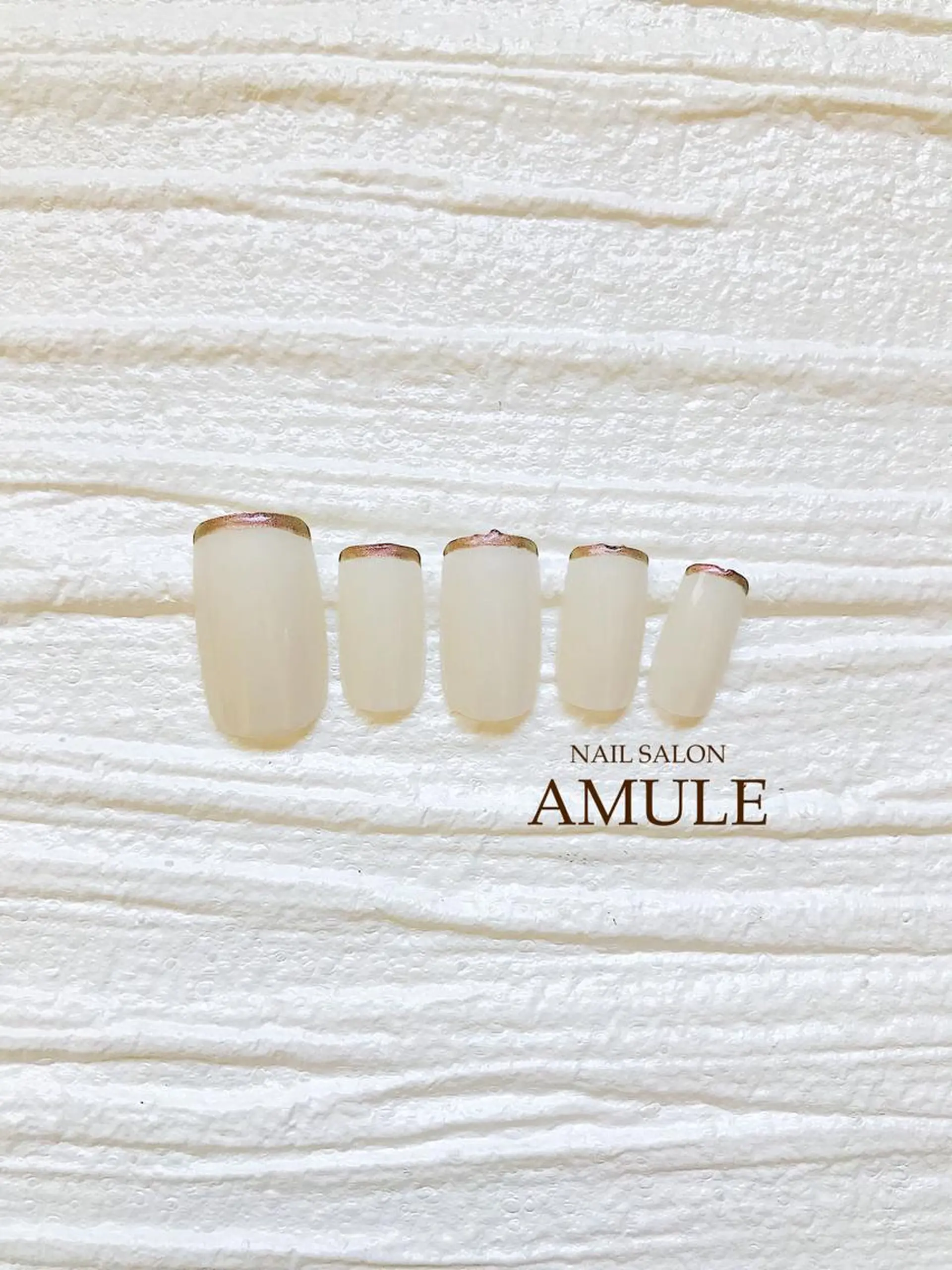 ネイル フレンチネイル ハンドネイル NAILSALON AMULEのネイルデザイン