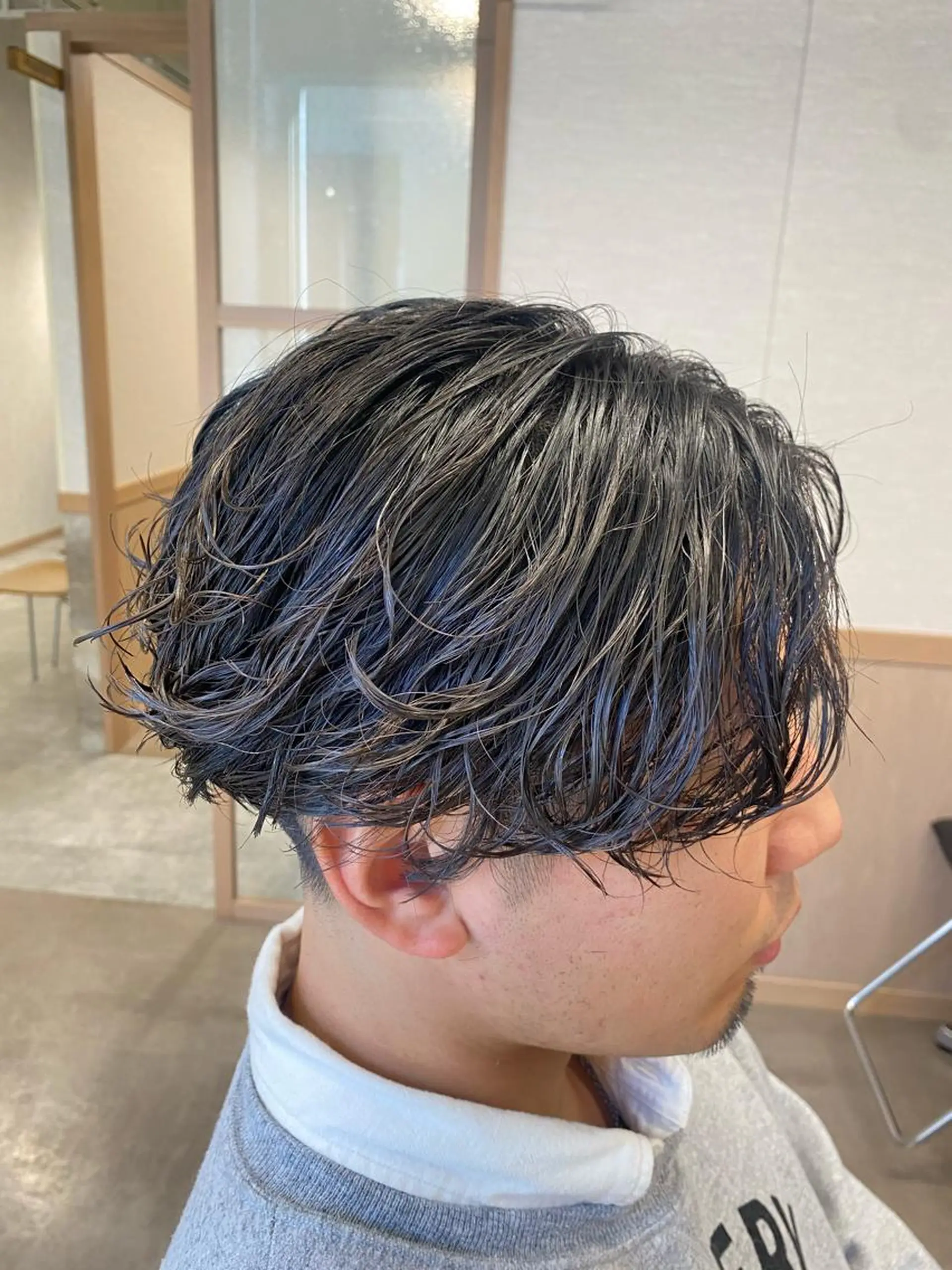 メンズ メンズパーマ GO TODAY  SHAiRE SALON 名古屋店所属・艶カラー/髪質改善/ 西　大喜(ひろき)のヘアスタイル