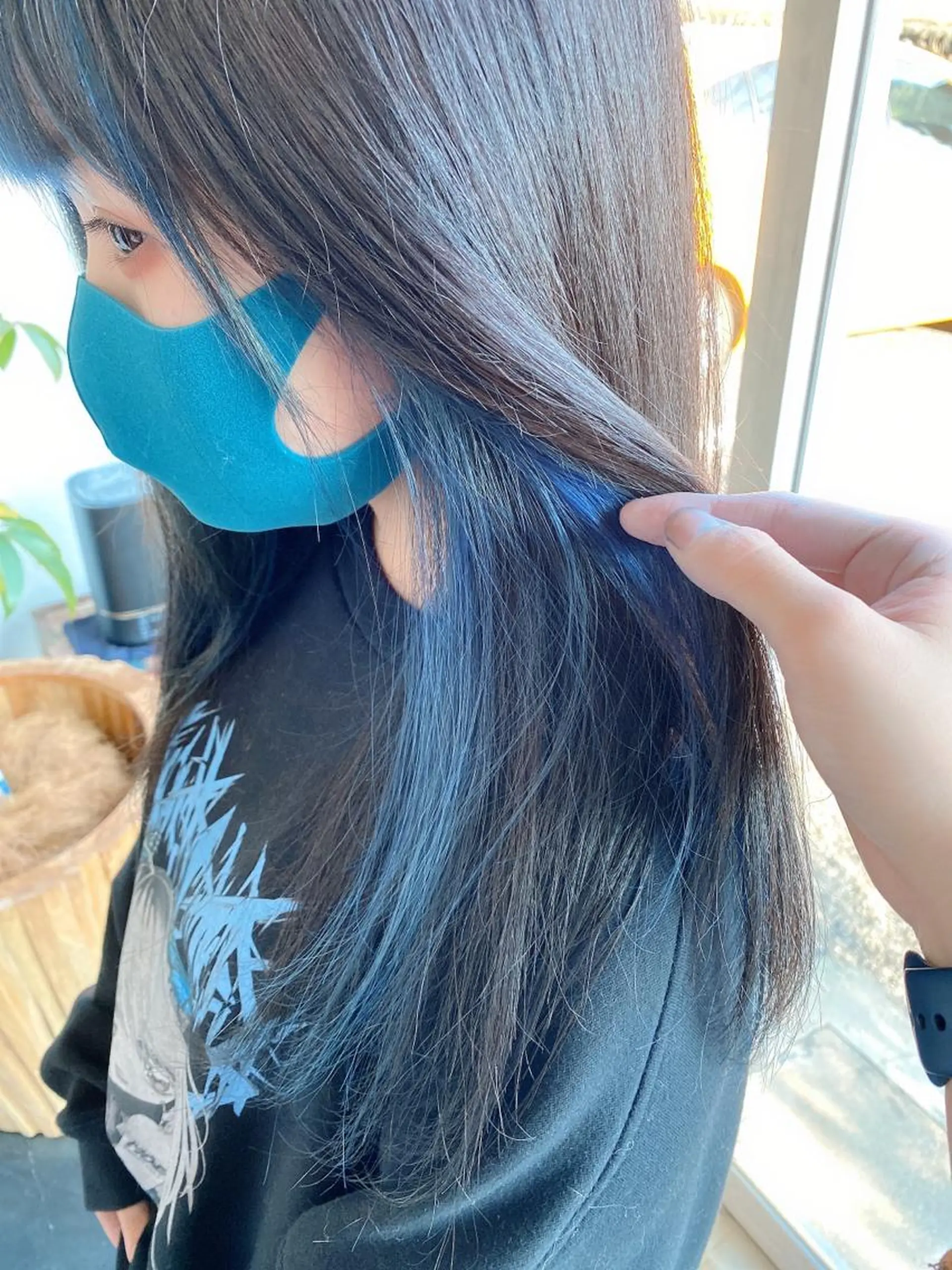 セミロング カラー 小森 拓哉のヘアスタイル