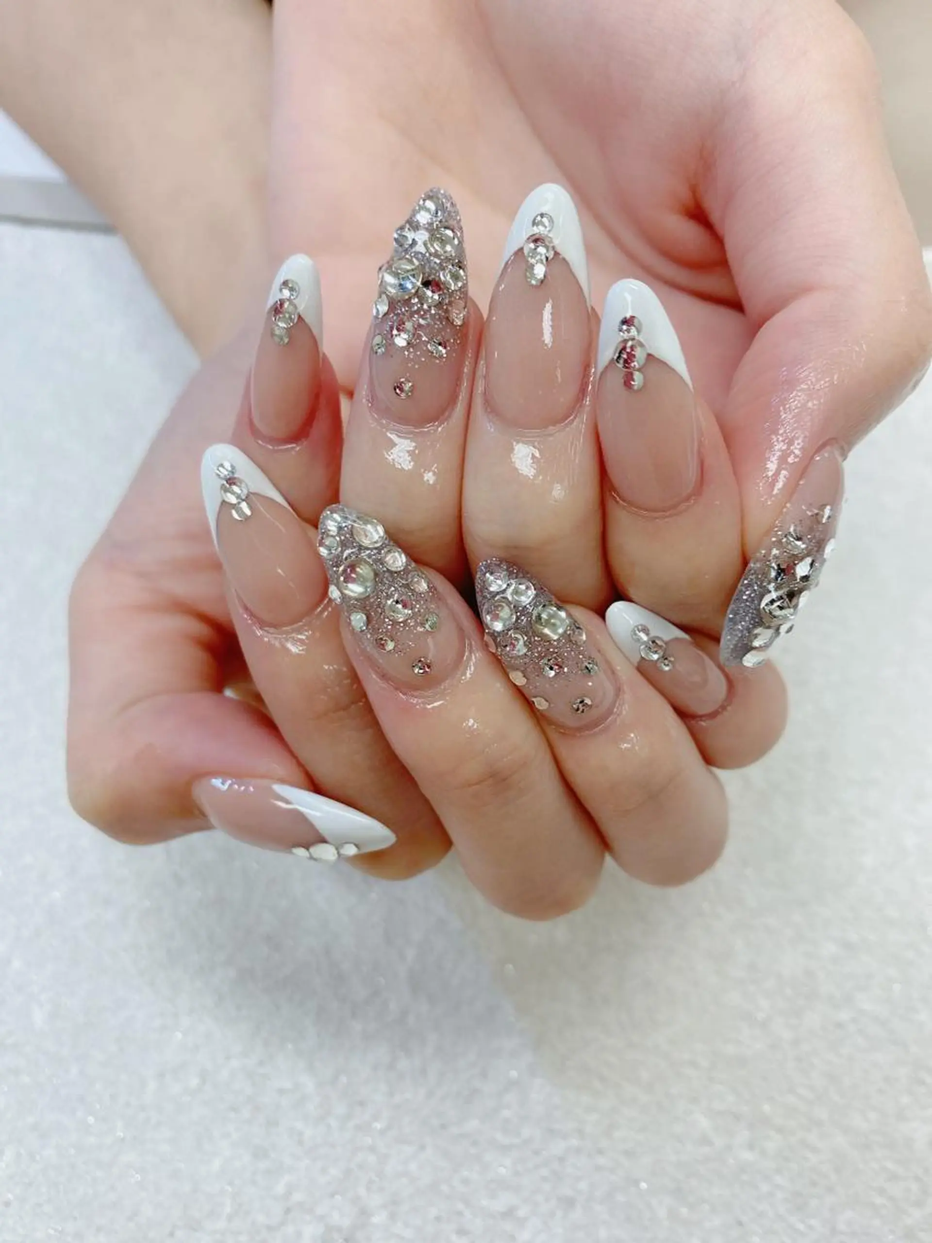 セミロング ハンドネイル JNA認定講師🌸 RIEのネイルデザイン