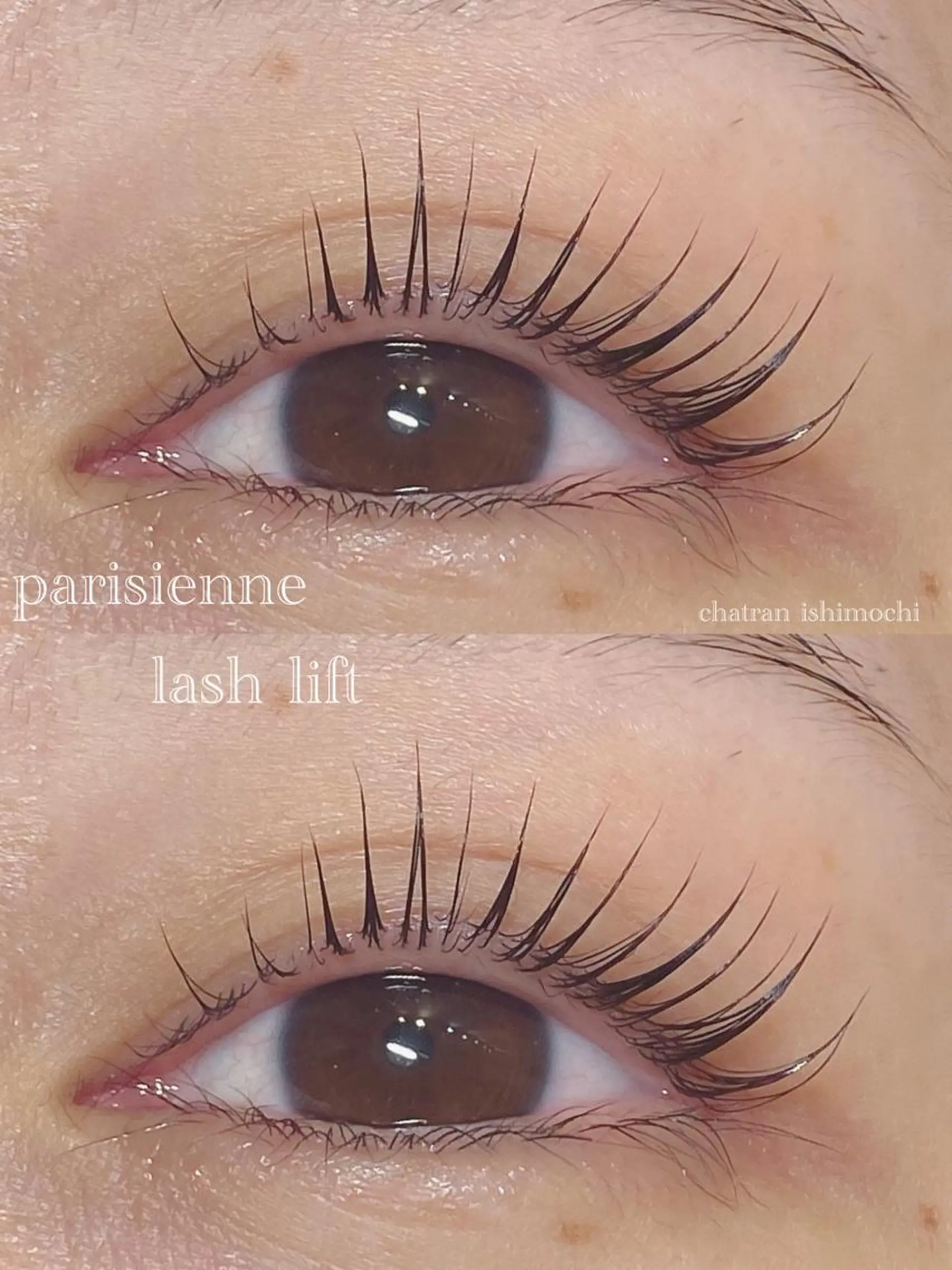 マツエク・マツパ パリジェンヌラッシュリフト マツパ chatran ishimochiのマツエク・マツパデザイン