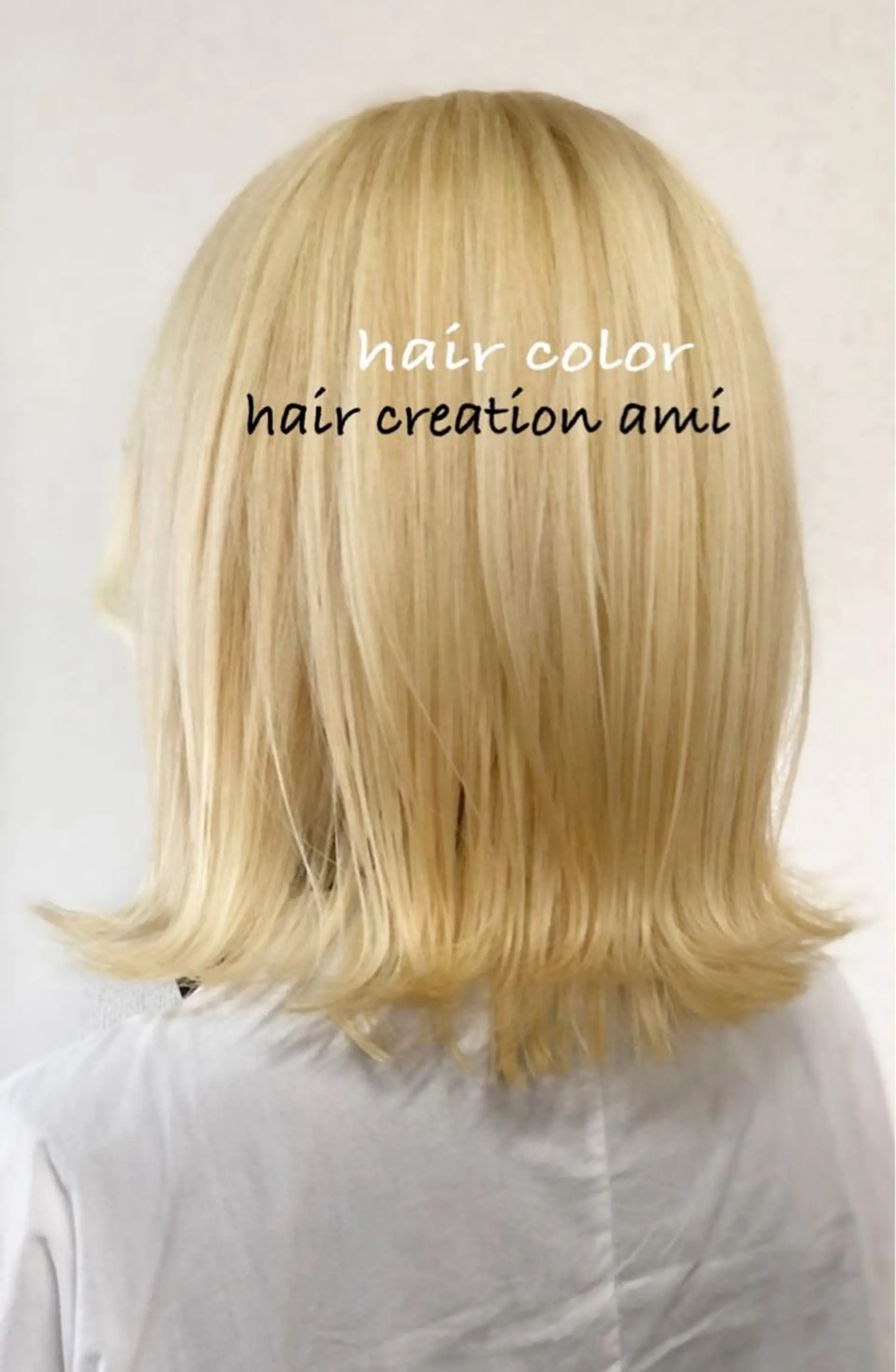 ミディアム あびこ amiのヘアスタイル