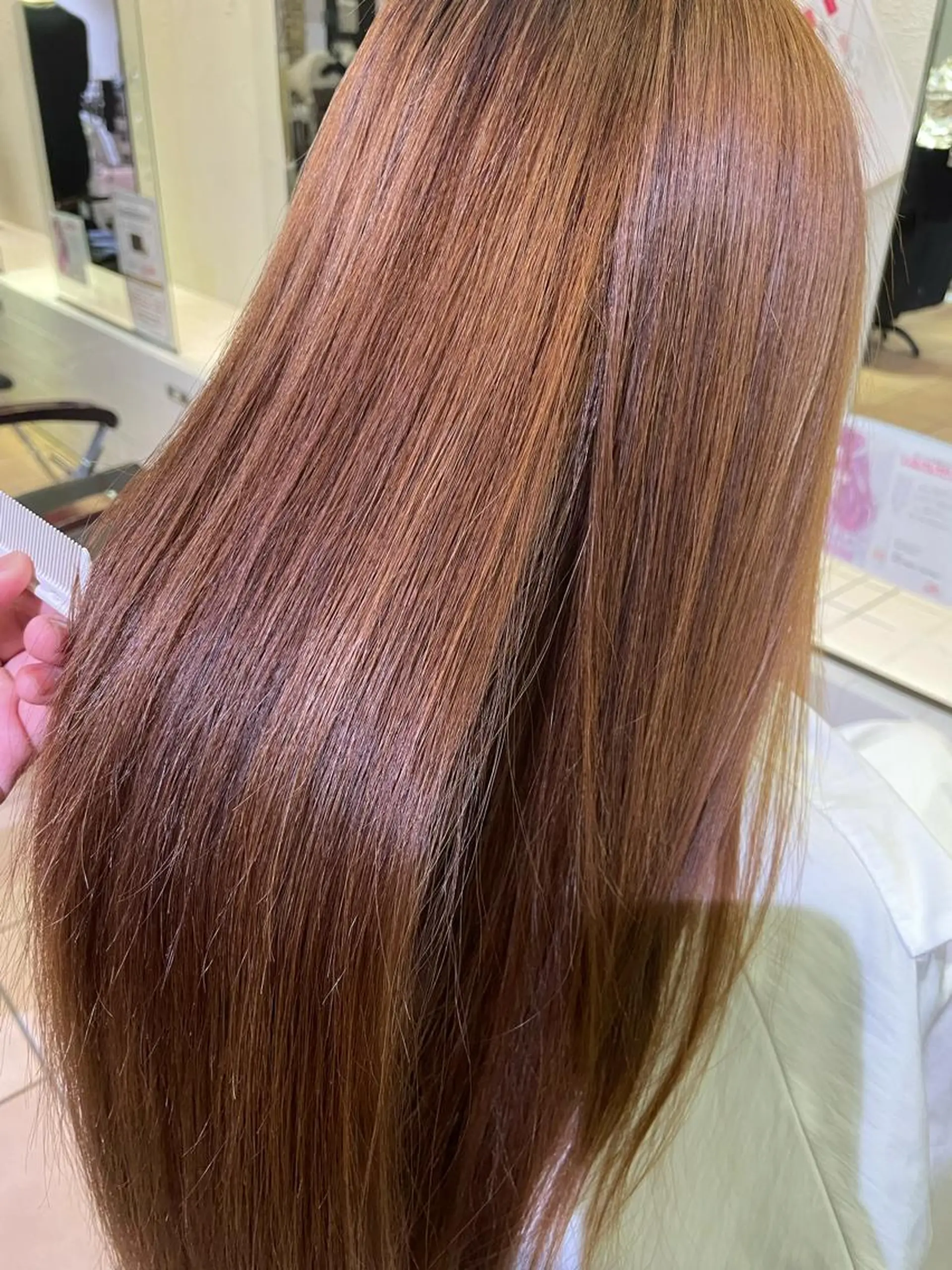 ロング 髪質改善 SHEER. 大阪梅田所属・髪質改善/ 梅田中崎町/宮里のヘアスタイル