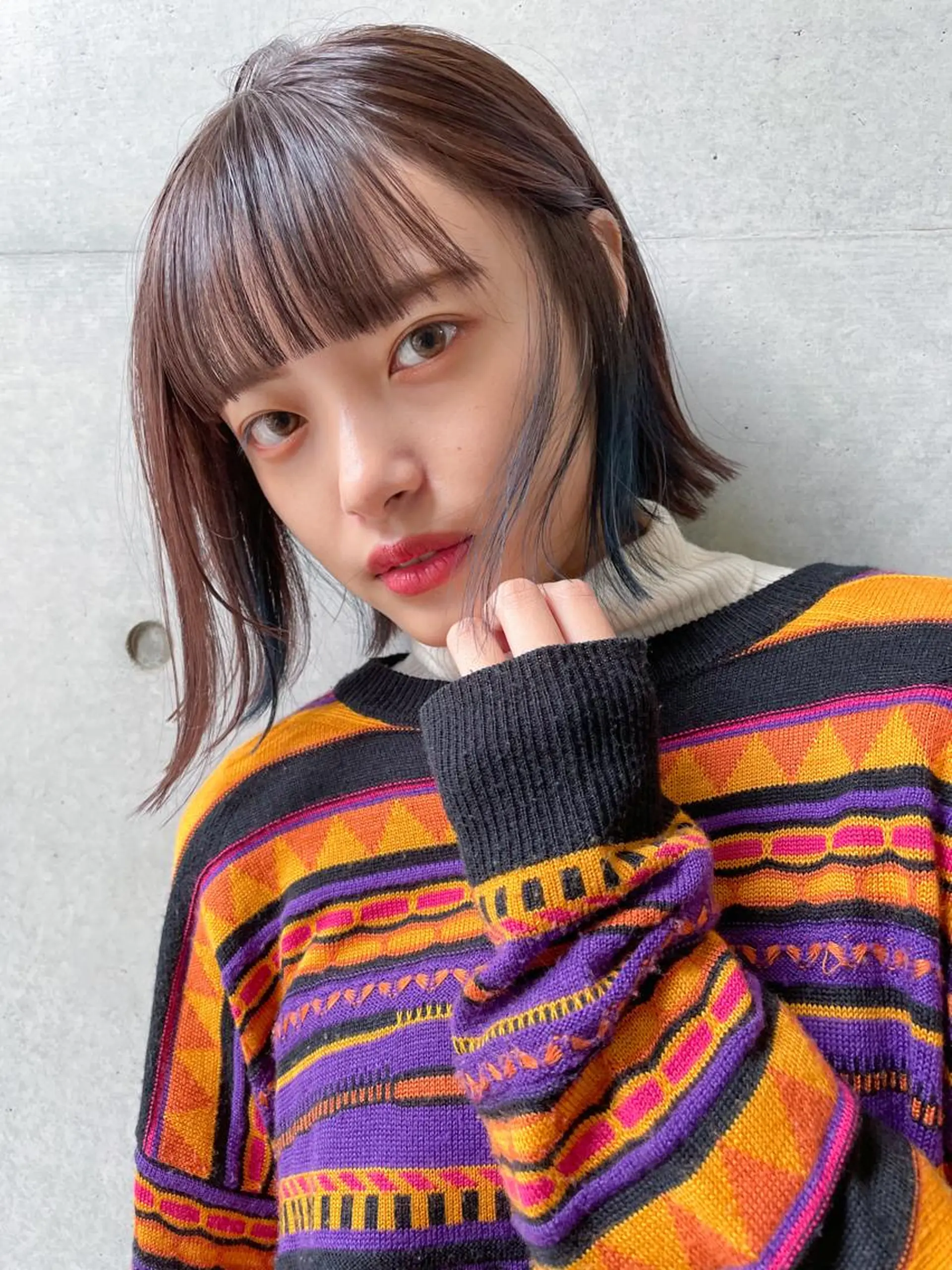 ショート カット ヘアカラー トリートメント nessヤマサキ リュウタのヘアスタイル