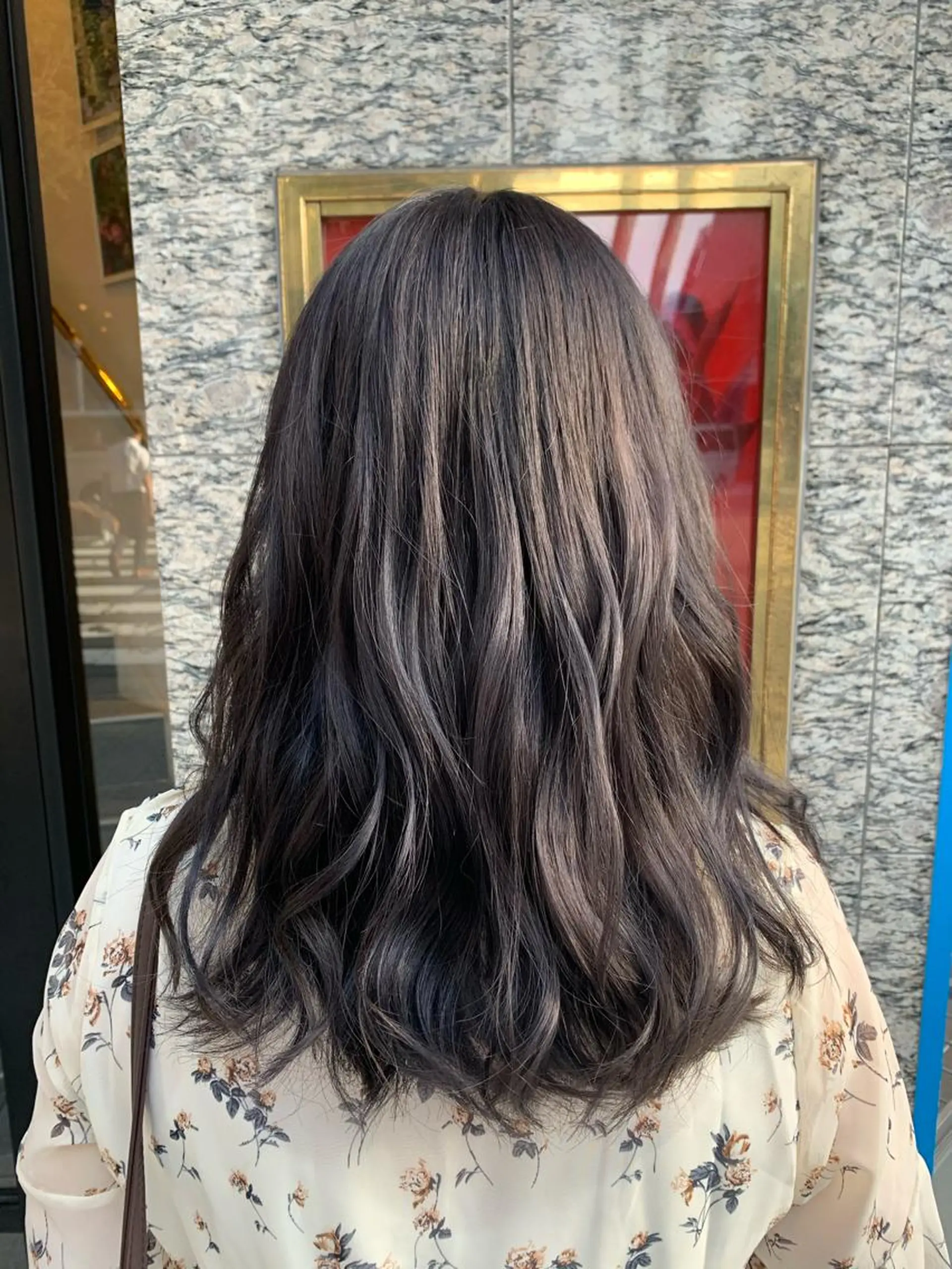 ロング カラー 森田 健介のヘアスタイル