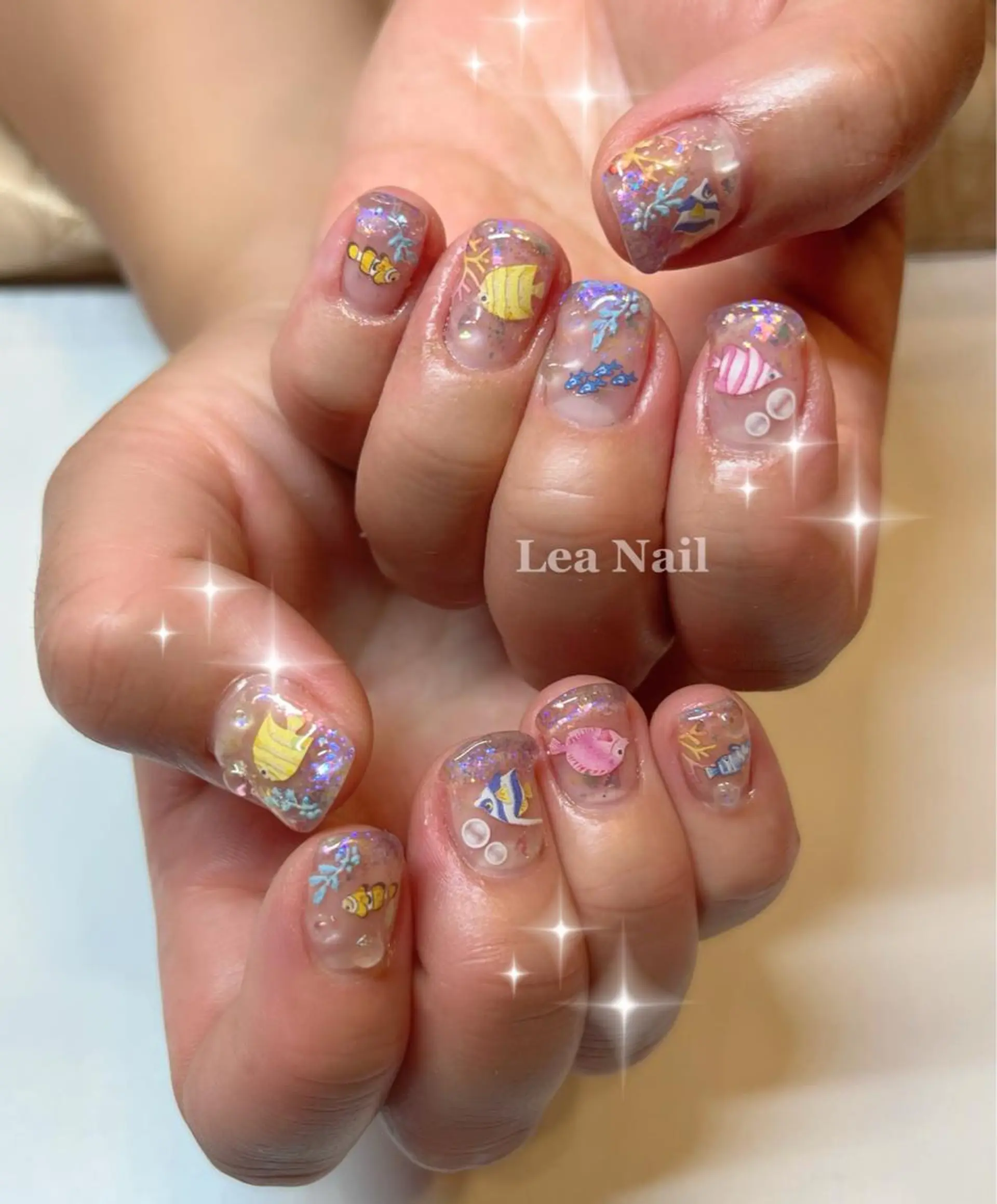 ネイル ぷっくりネイル ハンドネイル Lea Nailのネイルデザイン
