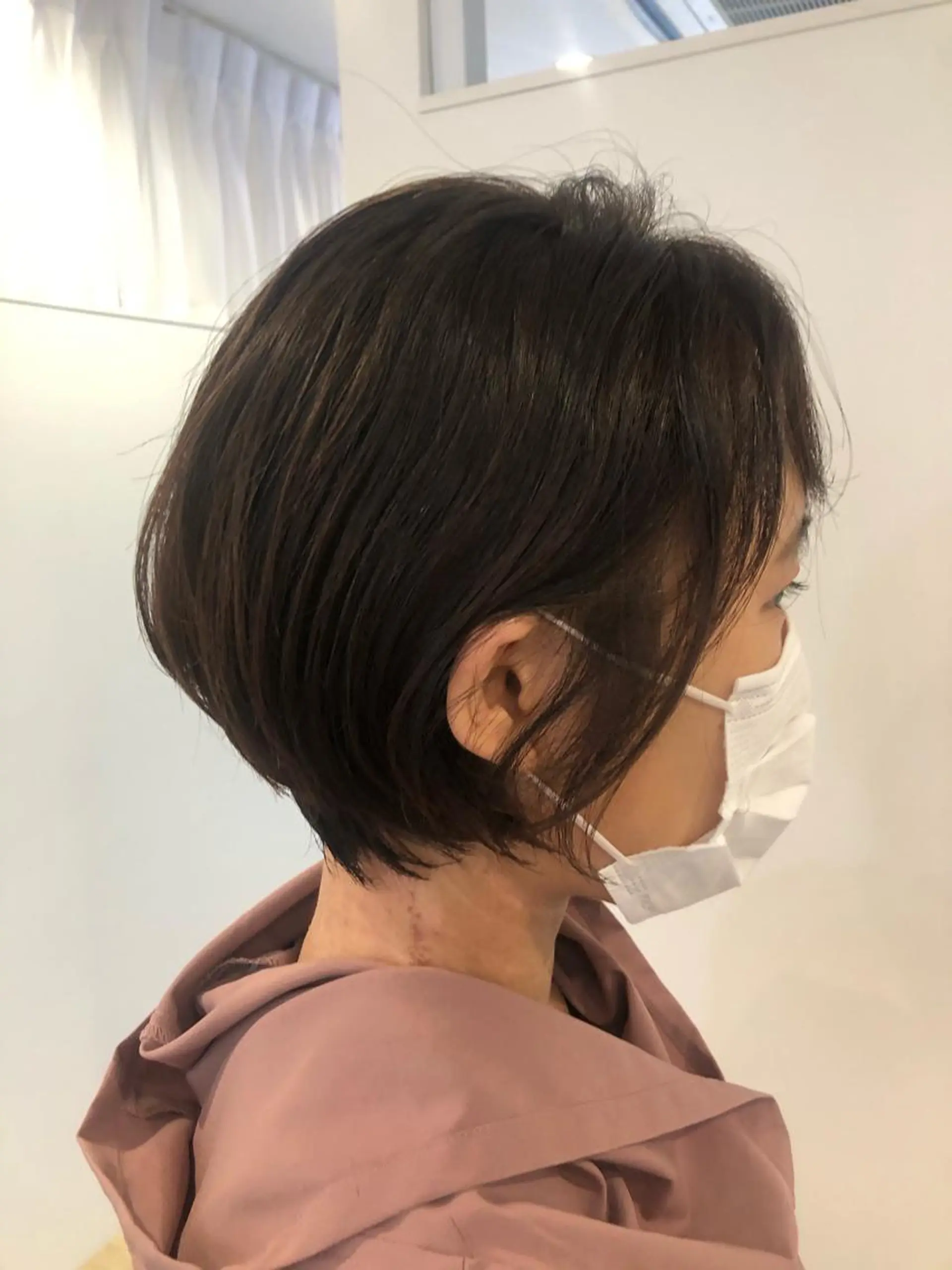 ショート ショートボブ ボブ ショートヘア 大迫 江梨のヘアスタイル