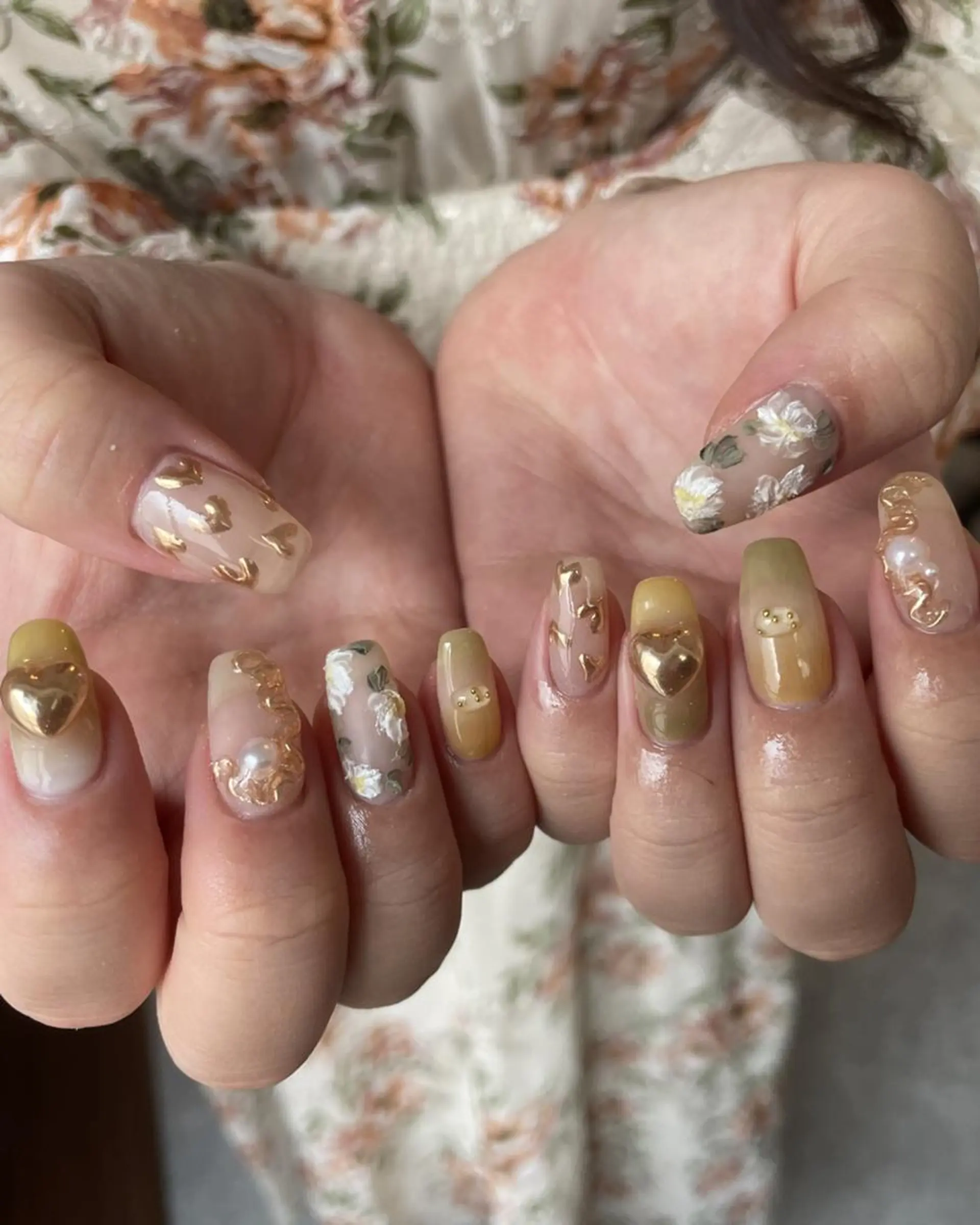 ショート ハンドネイル ネイルサロン Noëlのネイルデザイン