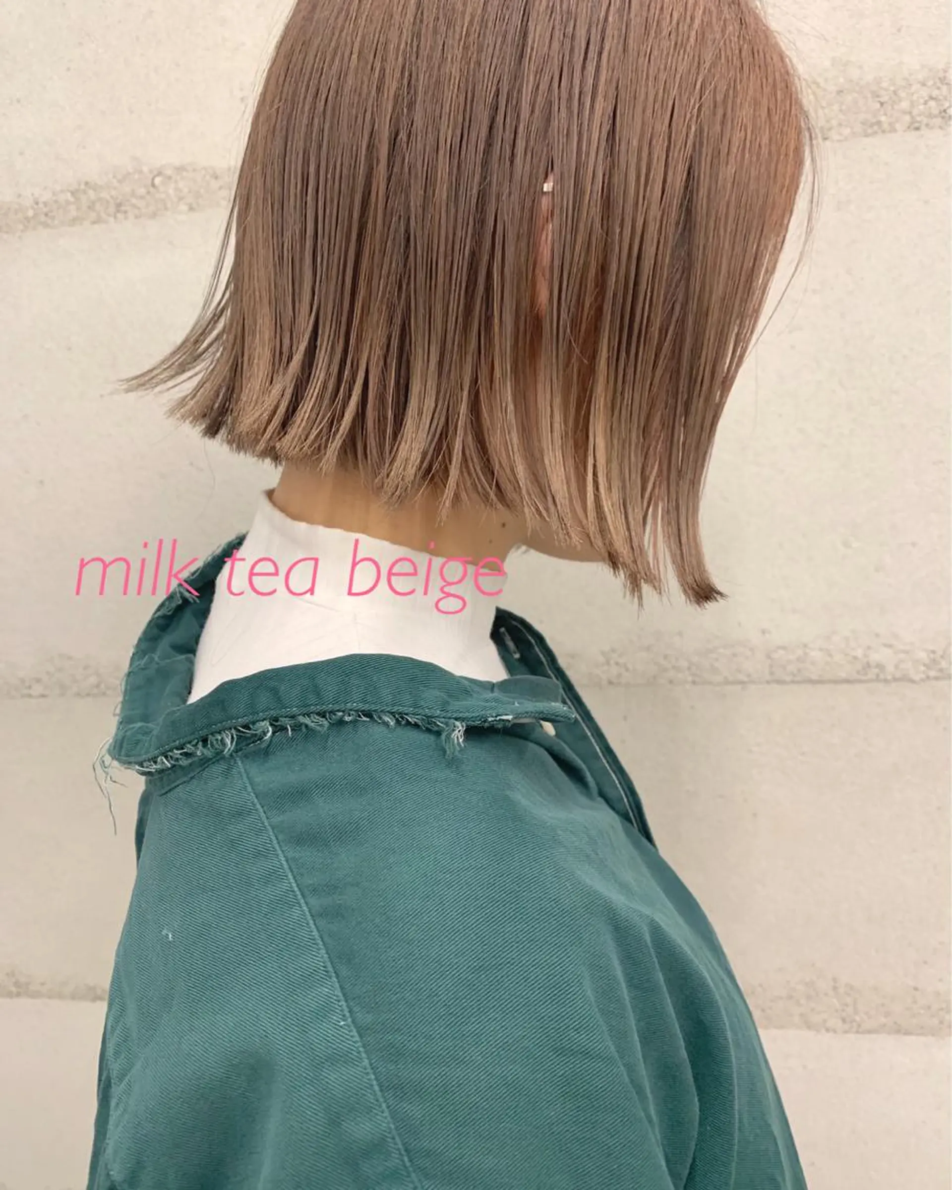 カラー カット ヘアカラー トリートメント 透明感/オリーブ/ グレージュ/YUKAのヘアスタイル