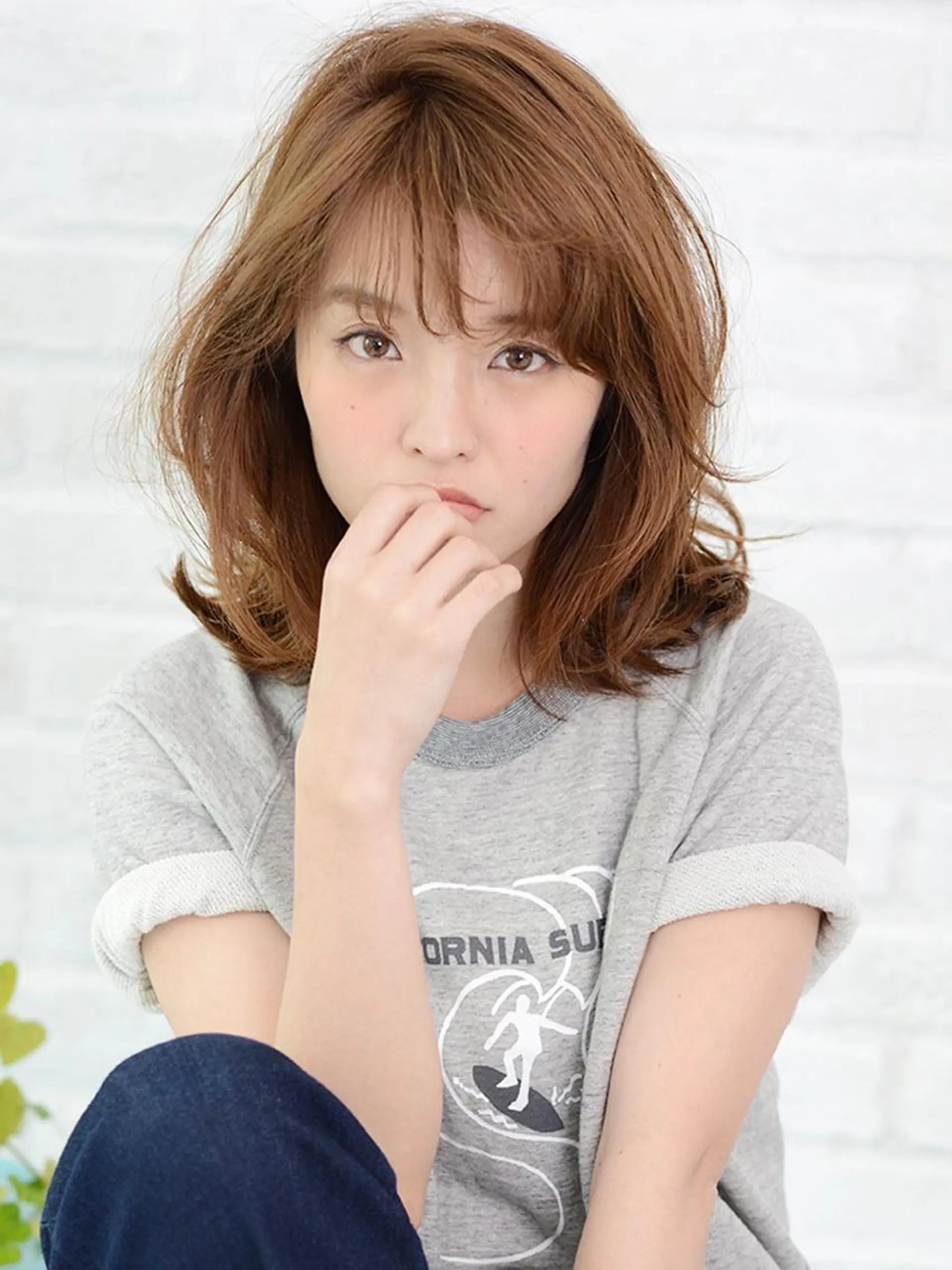 ミディアム 髪質改善、パーマ◎ TSUBASAのヘアスタイル