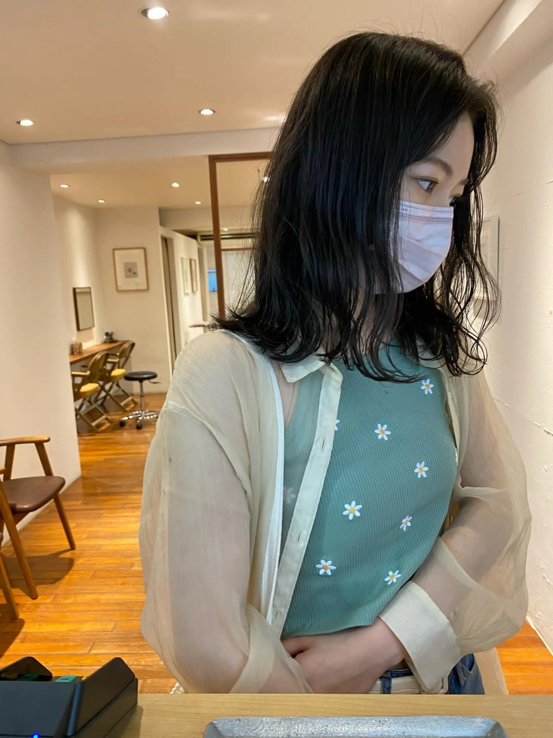 ミディアム カラー IVORY.所属・🟩白髪ぼかし/ボブ /ショートヘア/大司のヘアスタイル