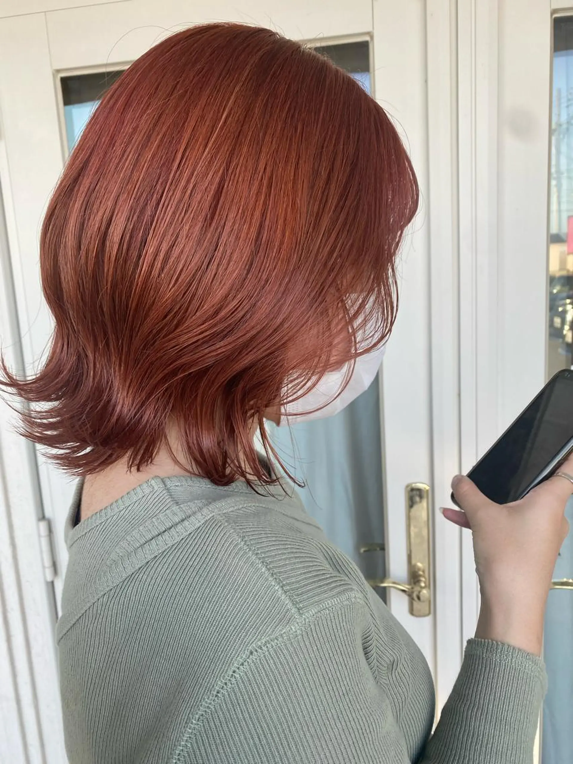 ミディアム 🫧赤み消しカラー nanami🫧のヘアスタイル