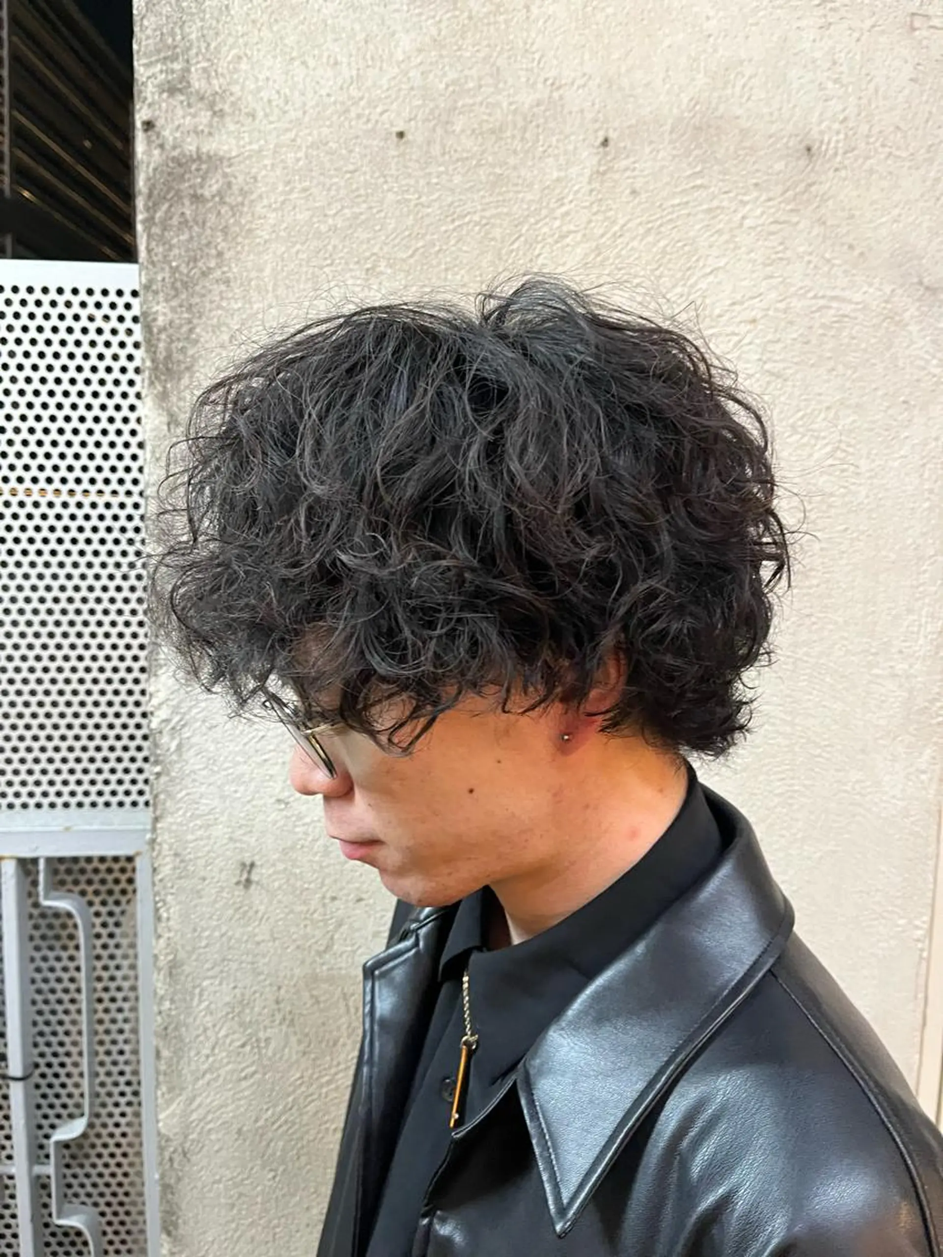 ミディアム メンズ カット パーマ トリートメント ヘアセット 🏆メンズヘア特化 🥇代表りんぺーのヘアスタイル