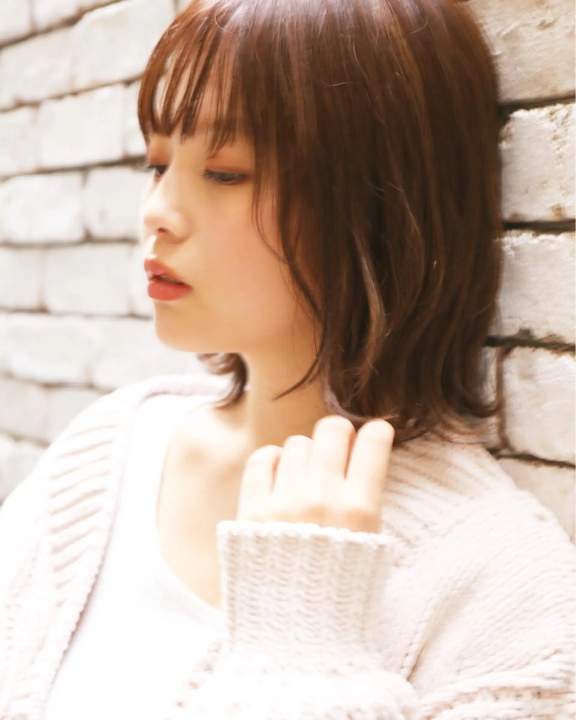 ミディアム カット ヘアカラー 🔷ブリーチバレイヤ ージュ🔷飯野達也のヘアスタイル