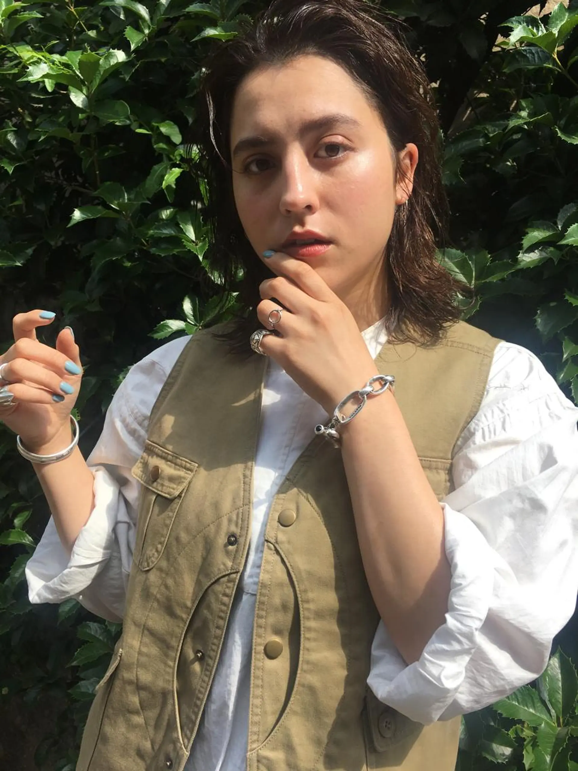 ミディアム lit hair ハヅキのヘアスタイル